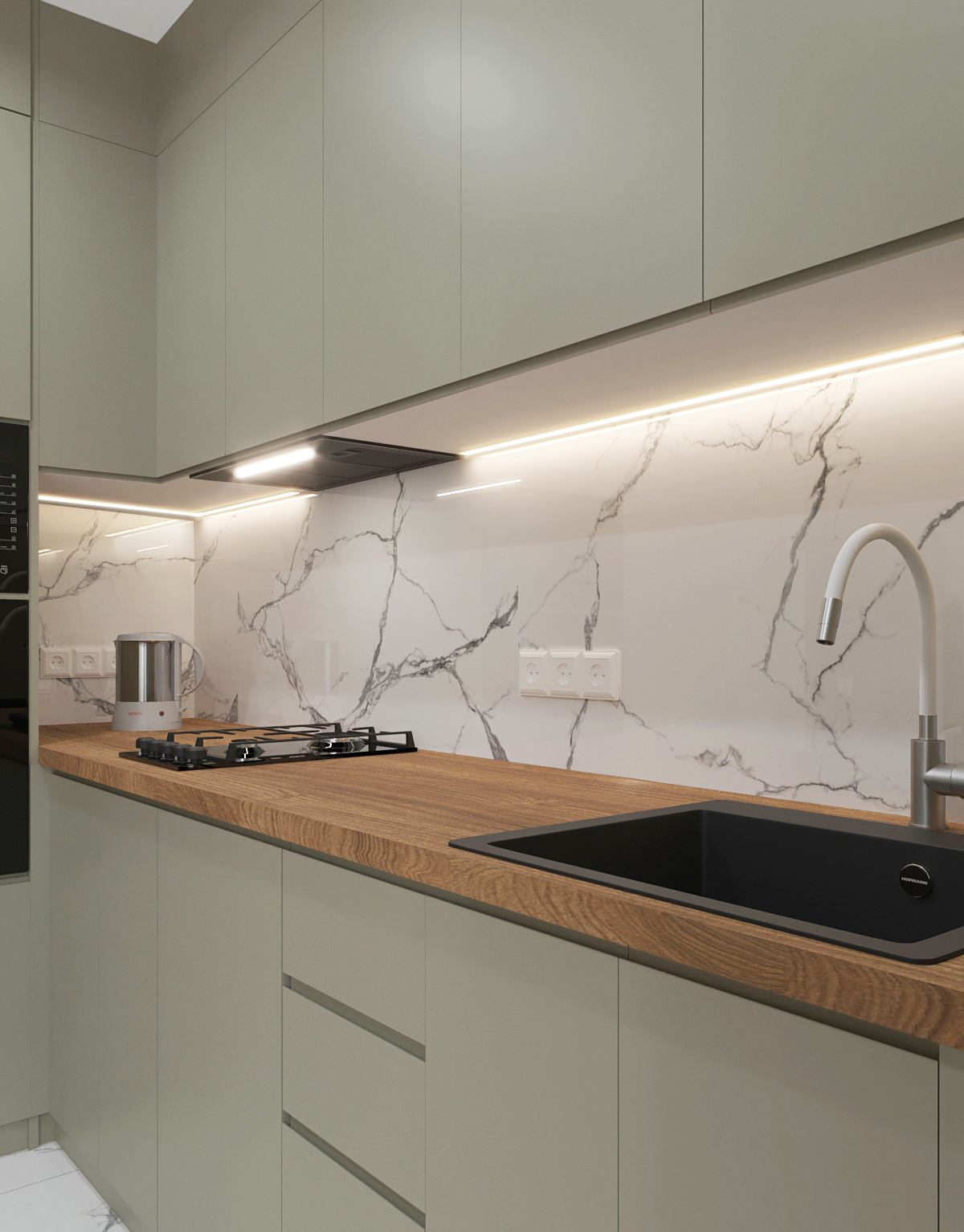 Квартира в ЖК "Красный металлист" — Изображение №18 — Иллюстрация, 3D на Dprofile