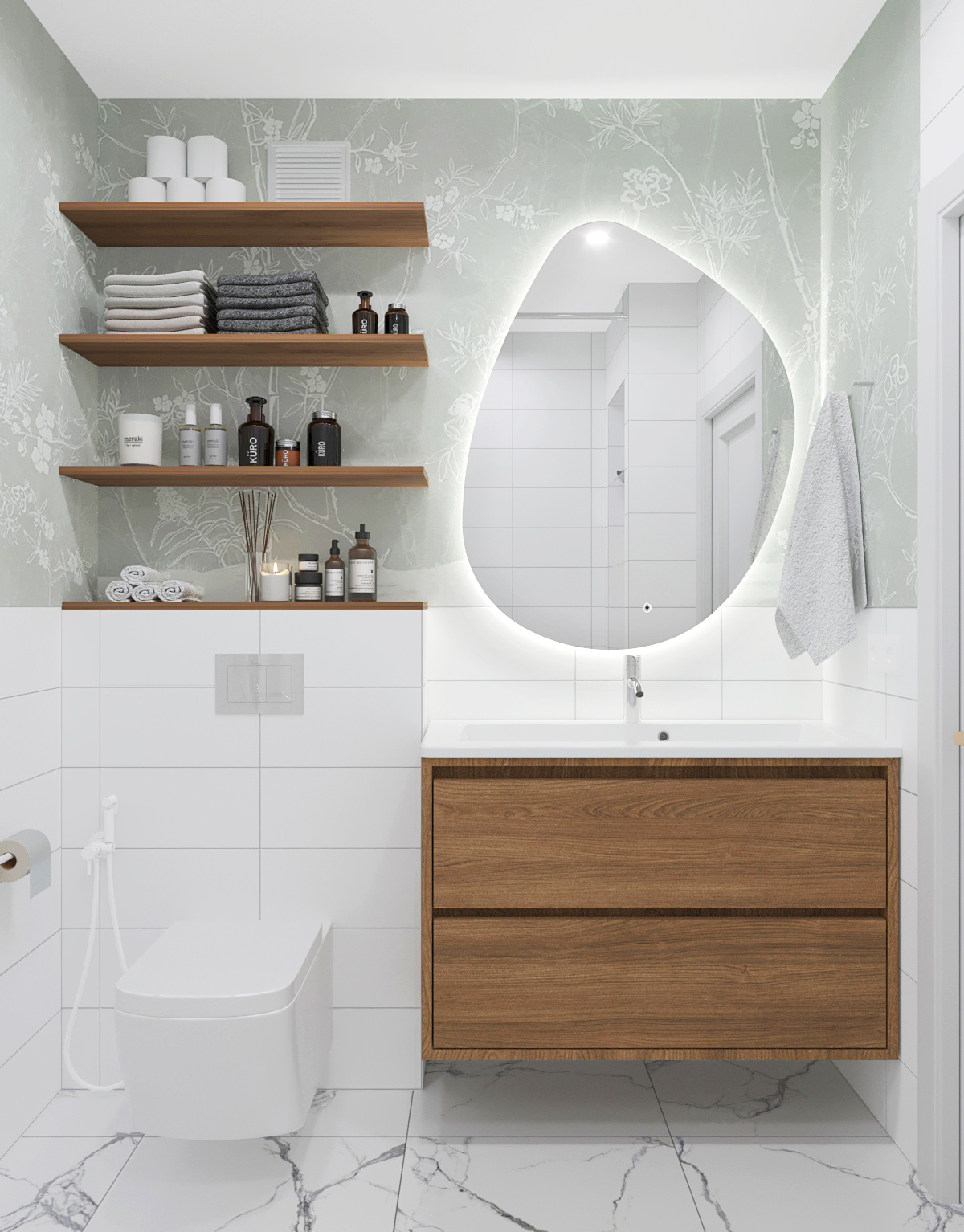 Квартира в ЖК "Красный металлист" — Изображение №38 — Иллюстрация, 3D на Dprofile