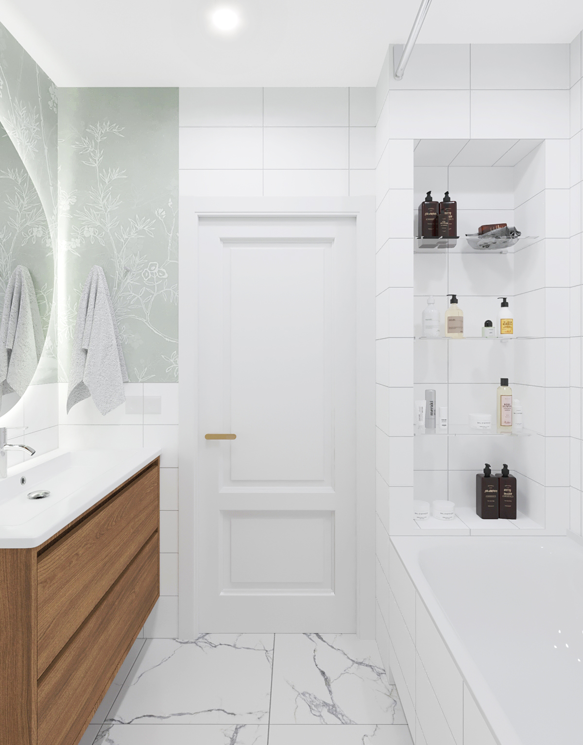 Квартира в ЖК "Красный металлист" — Изображение №39 — Иллюстрация, 3D на Dprofile