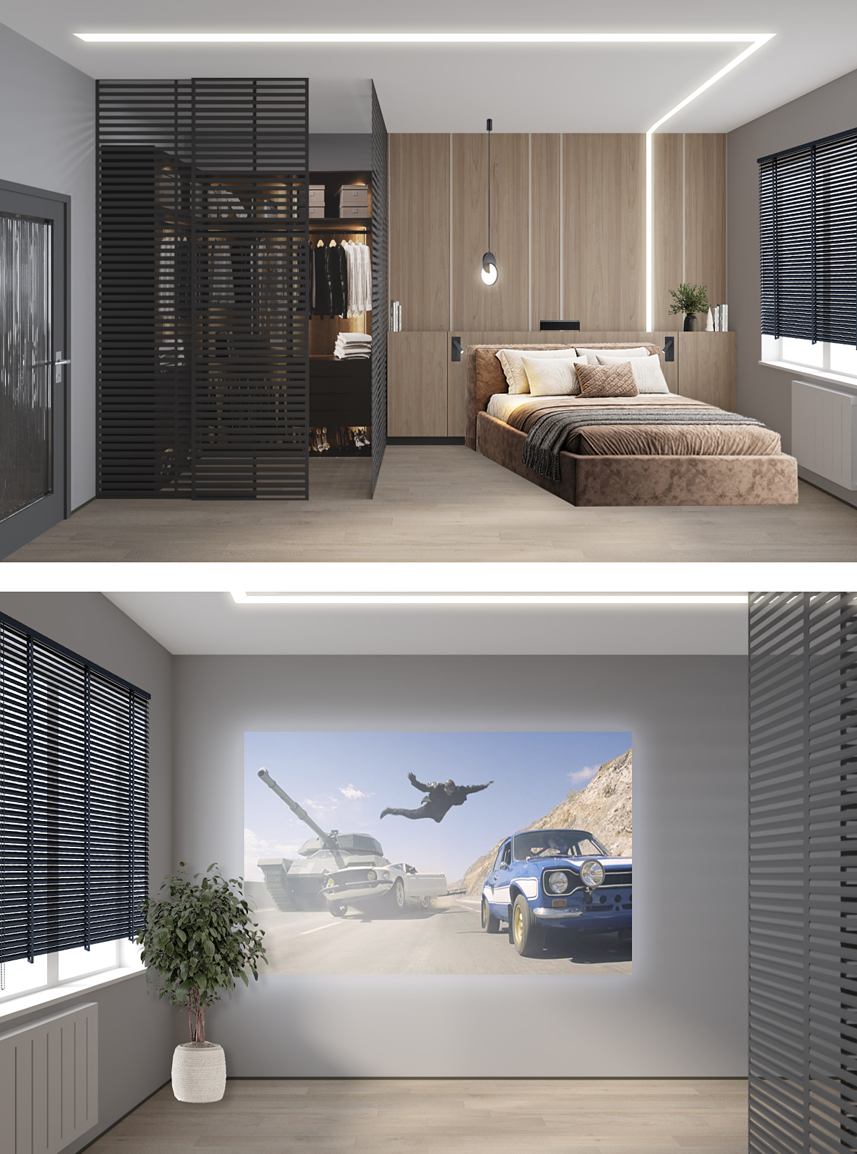 Квартира в ЖК "Красный металлист" — Изображение №15 — Иллюстрация, 3D на Dprofile