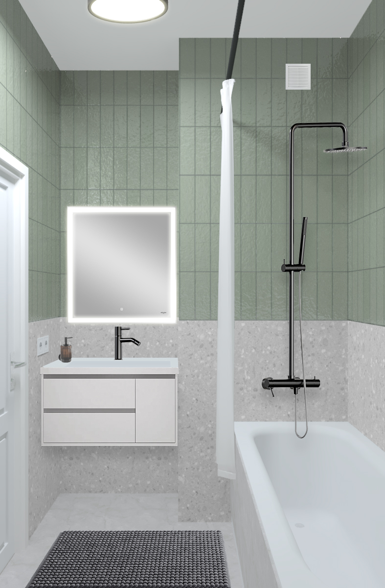 Квартира в ЖК "Красный металлист" — Изображение №35 — Иллюстрация, 3D на Dprofile