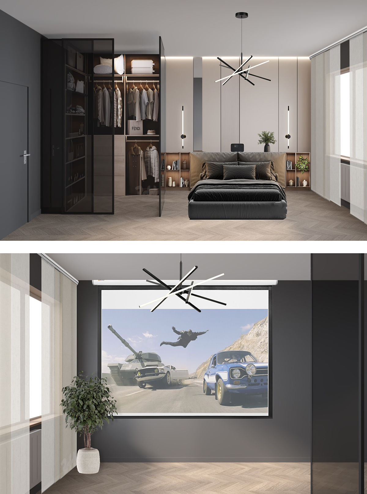 Квартира в ЖК "Красный металлист" — Изображение №16 — Иллюстрация, 3D на Dprofile