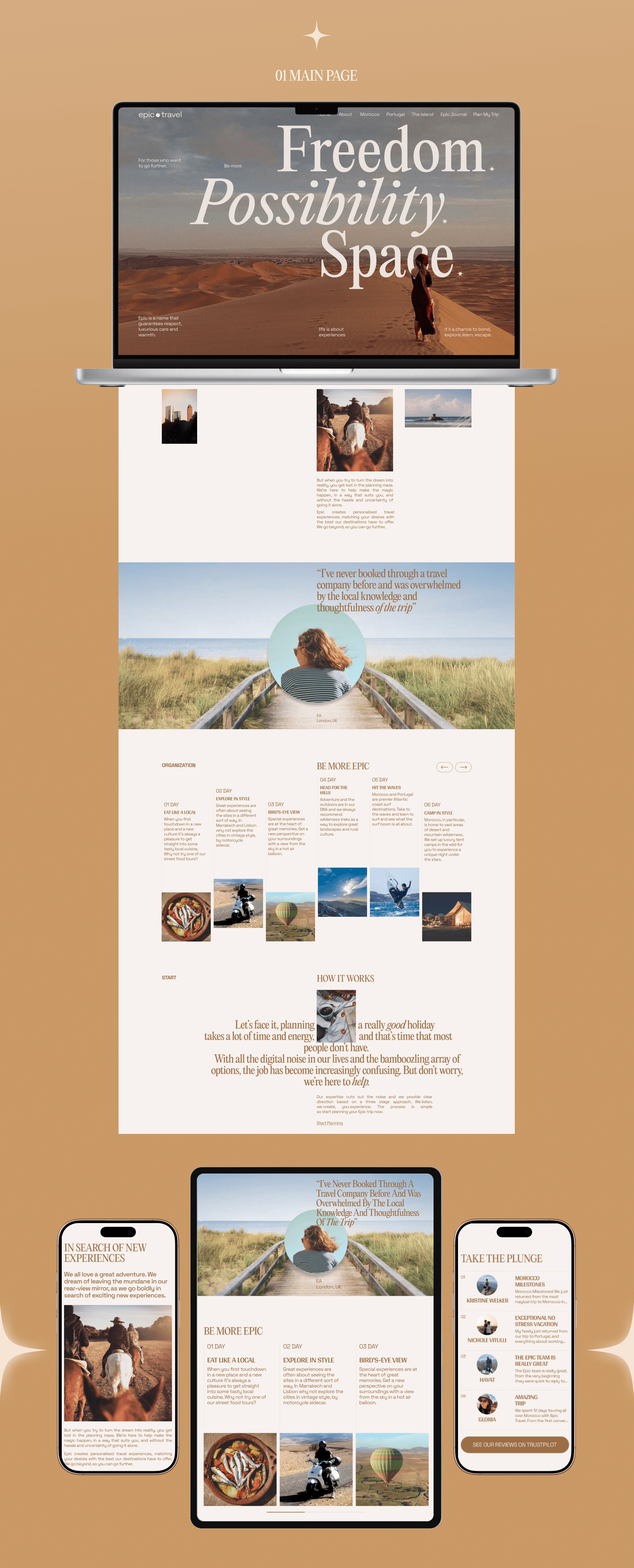 Epic Travel | Corporate redesign — Изображение №2 — Интерфейсы на Dprofile