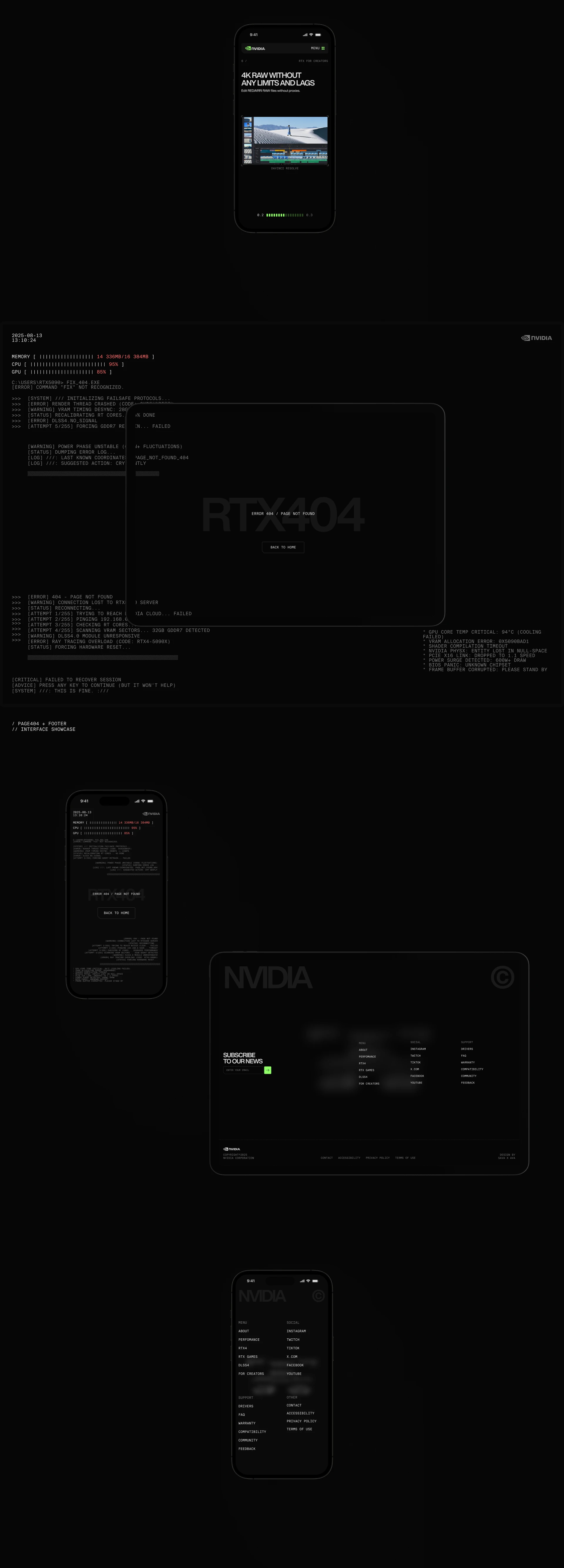 NVIDIA© | Website — Изображение №5 — Интерфейсы, Анимация на Dprofile