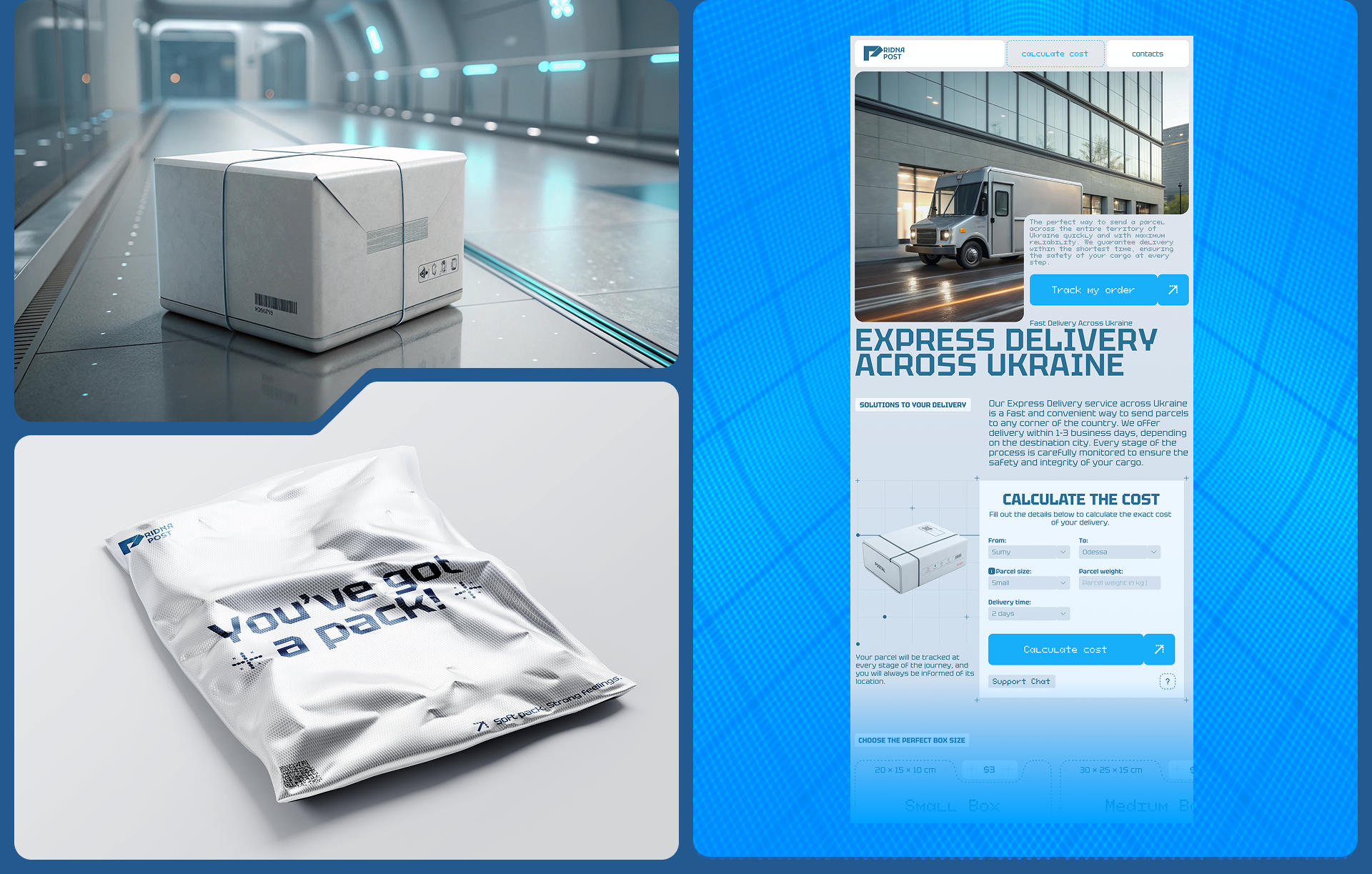 Website for postal service — Изображение №7 — Интерфейсы на Dprofile