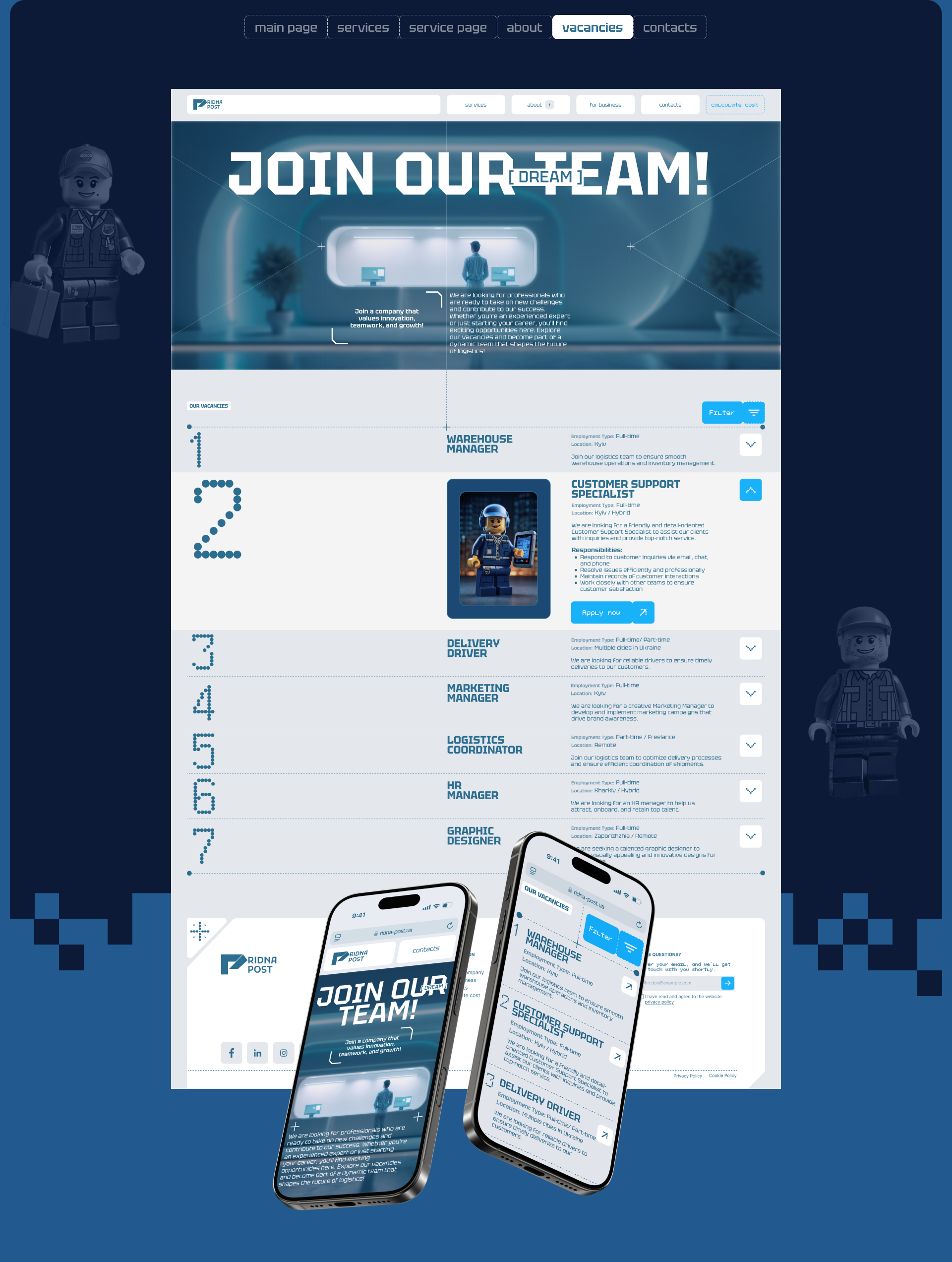 Website for postal service — Изображение №10 — Интерфейсы на Dprofile