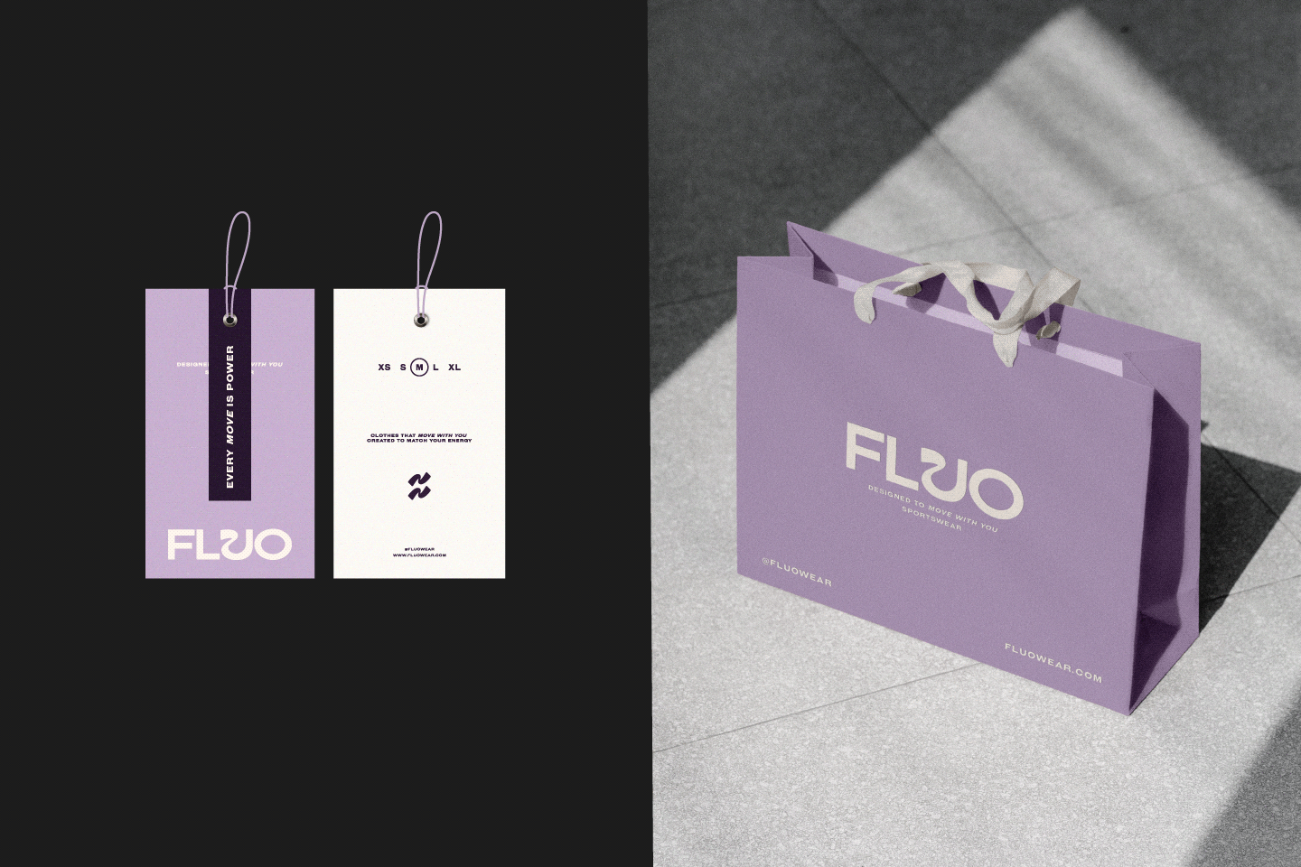 Fluo / фирменный стиль для спортивной одежды — Изображение №9 — Брендинг на Dprofile