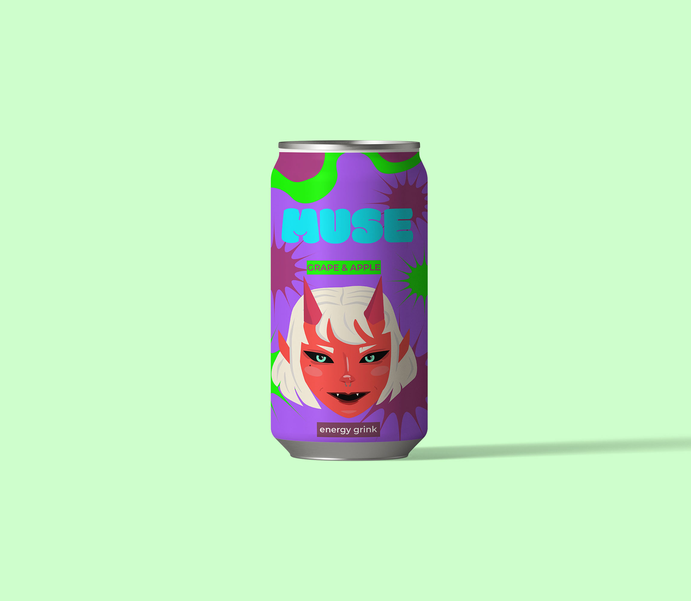 Drink energy "MUSE" — Изображение №2 — Брендинг, Иллюстрация на Dprofile