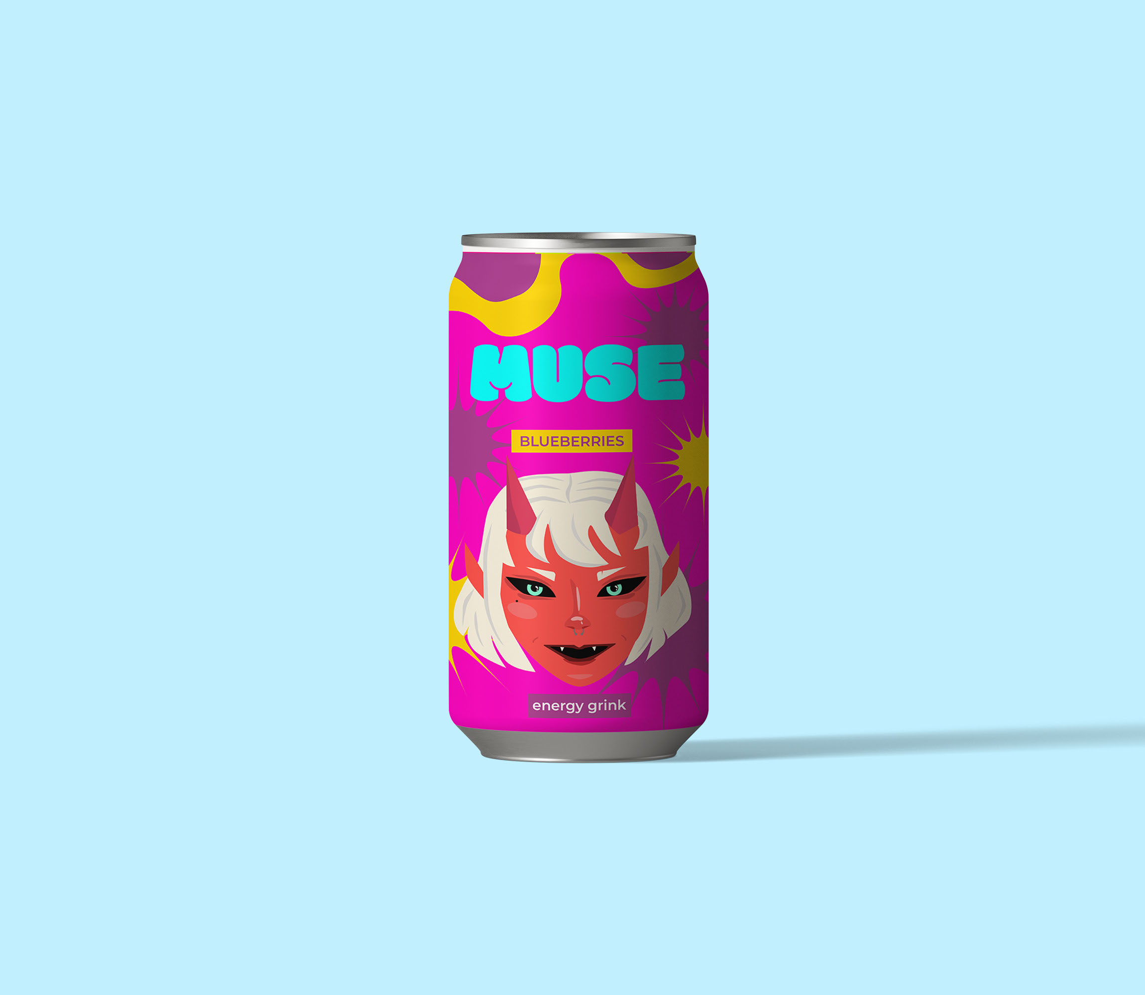 Drink energy "MUSE" — Изображение №3 — Брендинг, Иллюстрация на Dprofile
