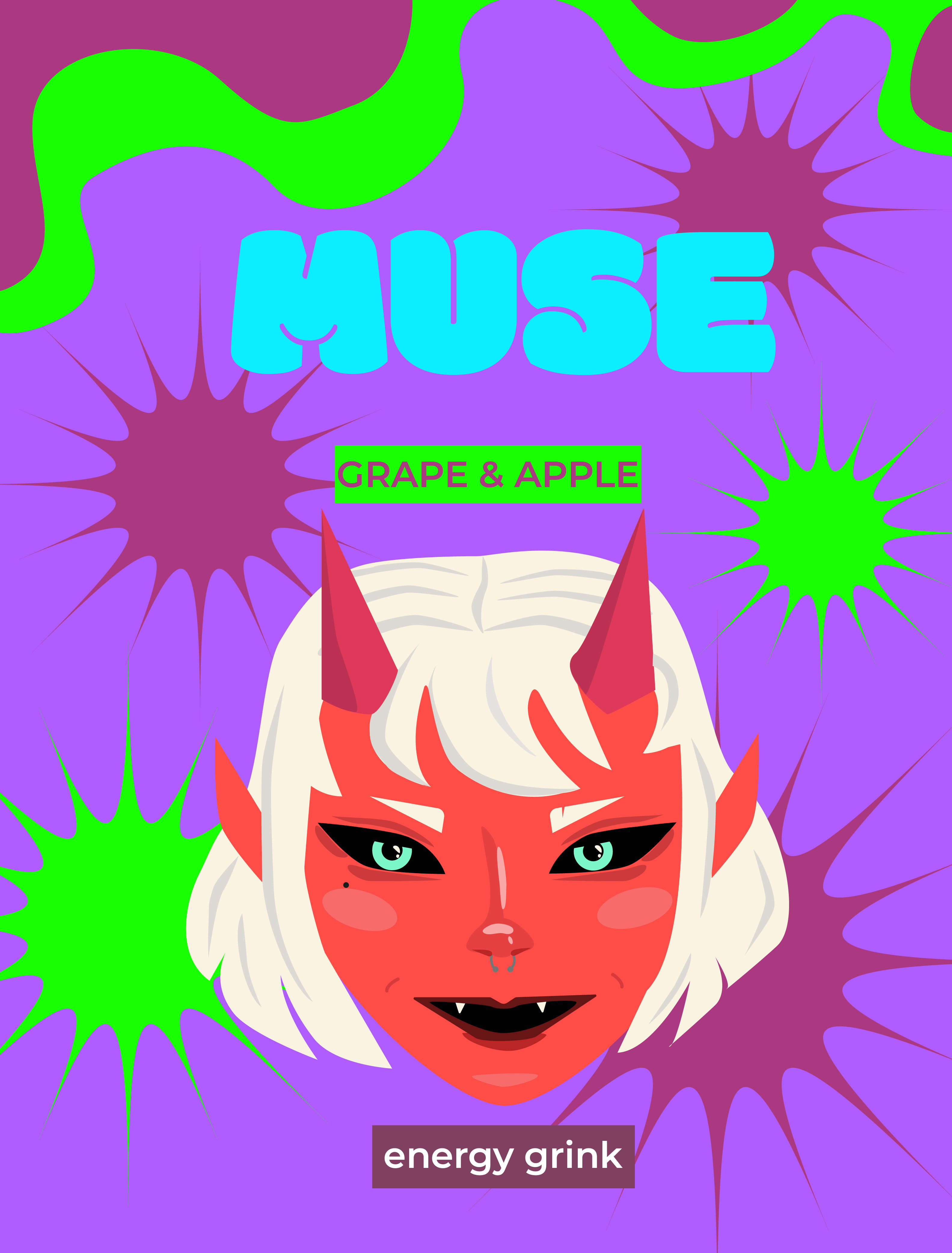 Drink energy "MUSE" — Изображение №10 — Брендинг, Иллюстрация на Dprofile