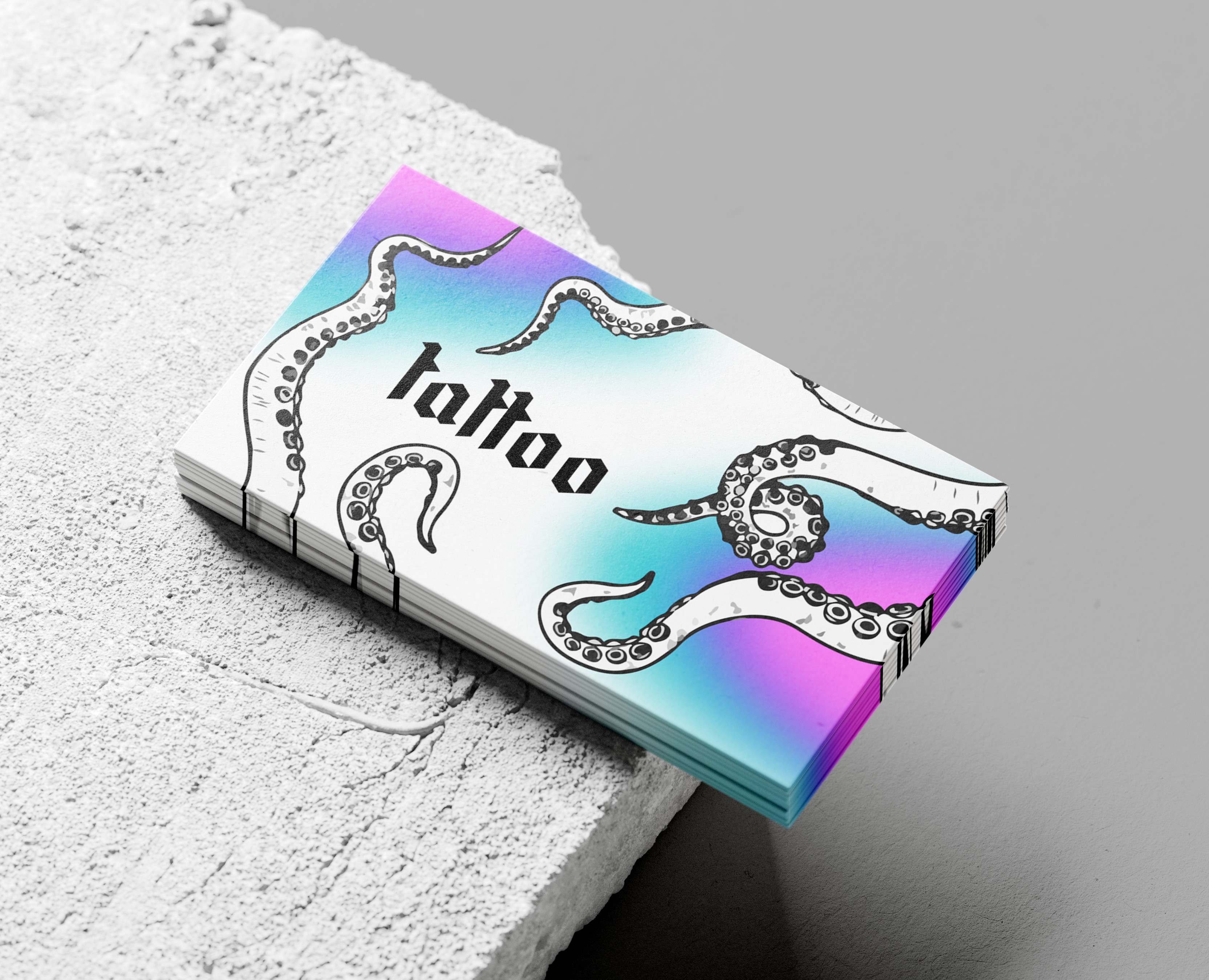 Визитка tattoo на Dprofile