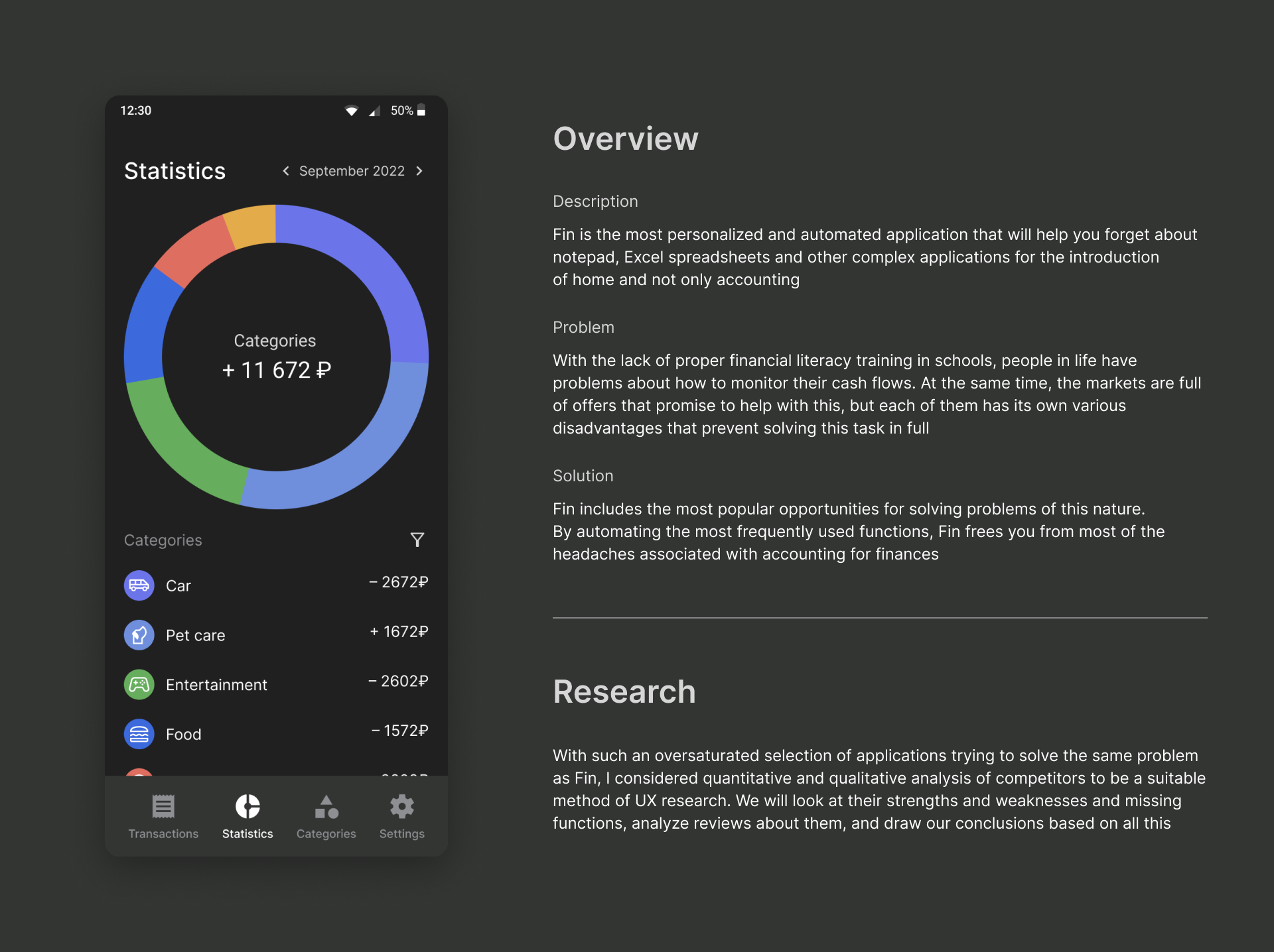 Fin – finance management app — Изображение №2 — Интерфейсы на Dprofile