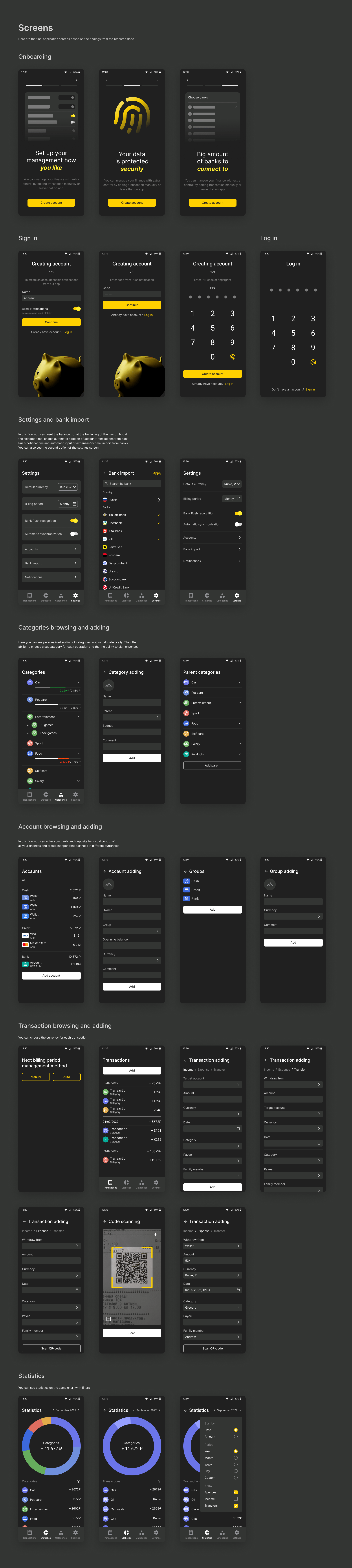 Fin – finance management app — Изображение №8 — Интерфейсы на Dprofile