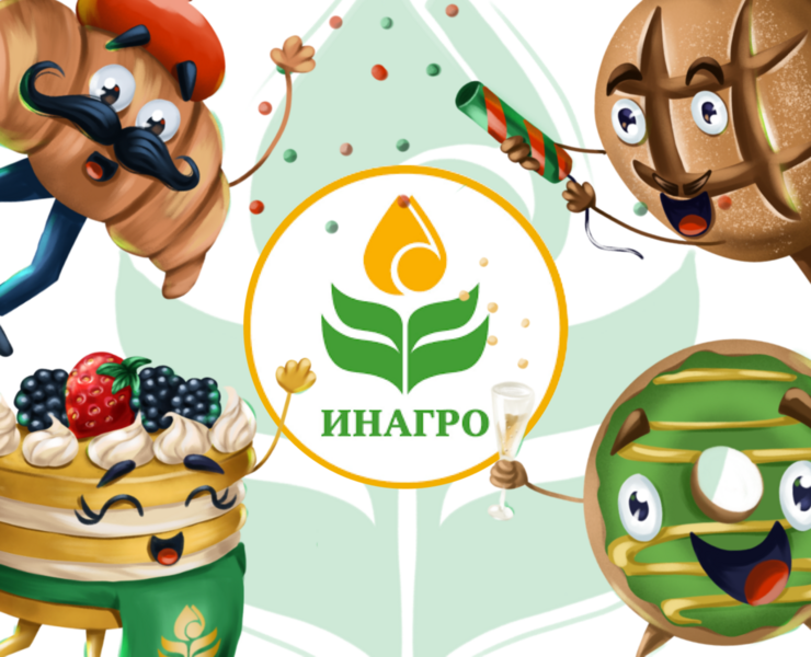 Персонажи для «Инагро» — Иллюстрация, Графика на Dprofile