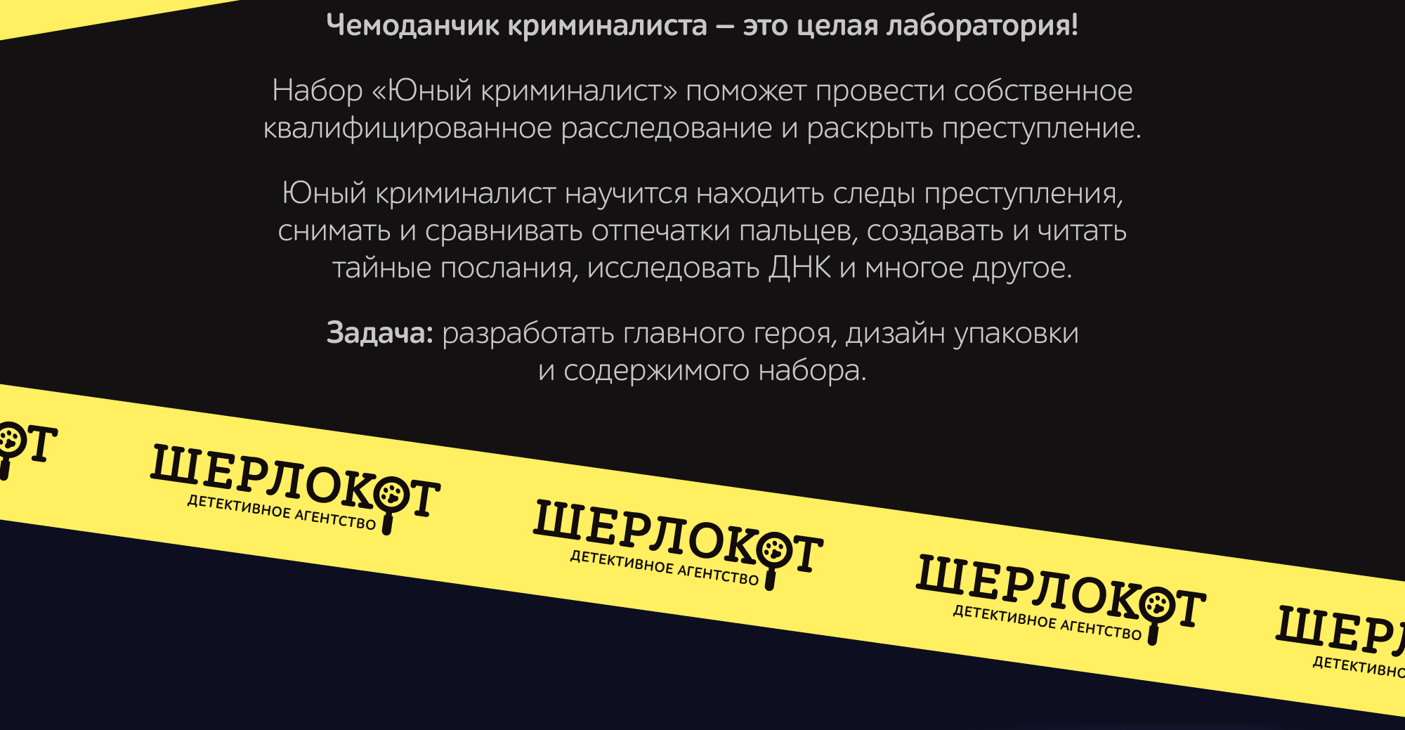 Набор «Юный криминалист» / Разработка персонажа и дизайн — Изображение №2 — Брендинг, Иллюстрация на Dprofile