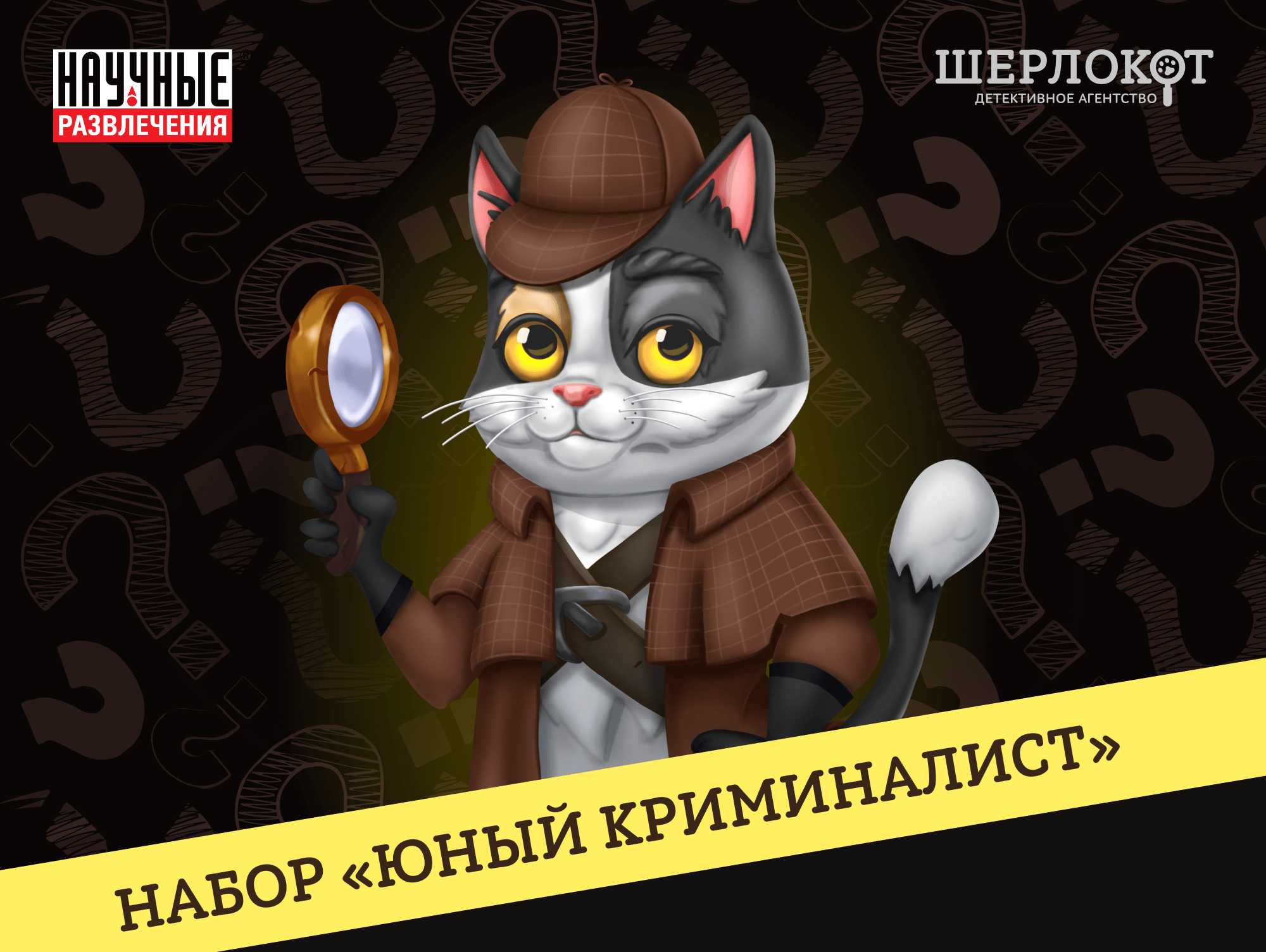 Набор «Юный криминалист» / Разработка персонажа и дизайн — Изображение №1 — Брендинг, Иллюстрация на Dprofile