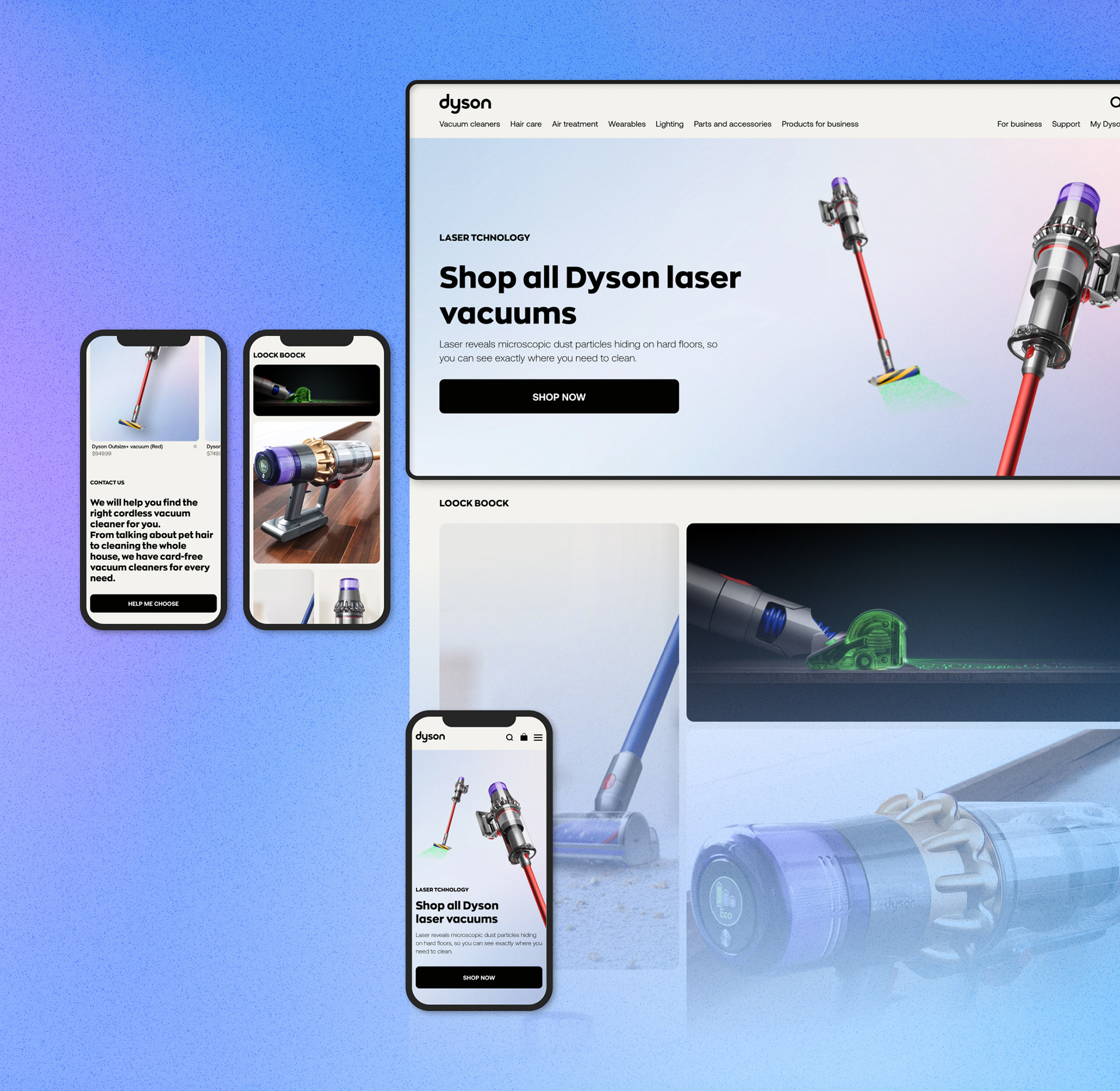 DYSON — E-commerce — Изображение №10 — Интерфейсы, Брендинг на Dprofile