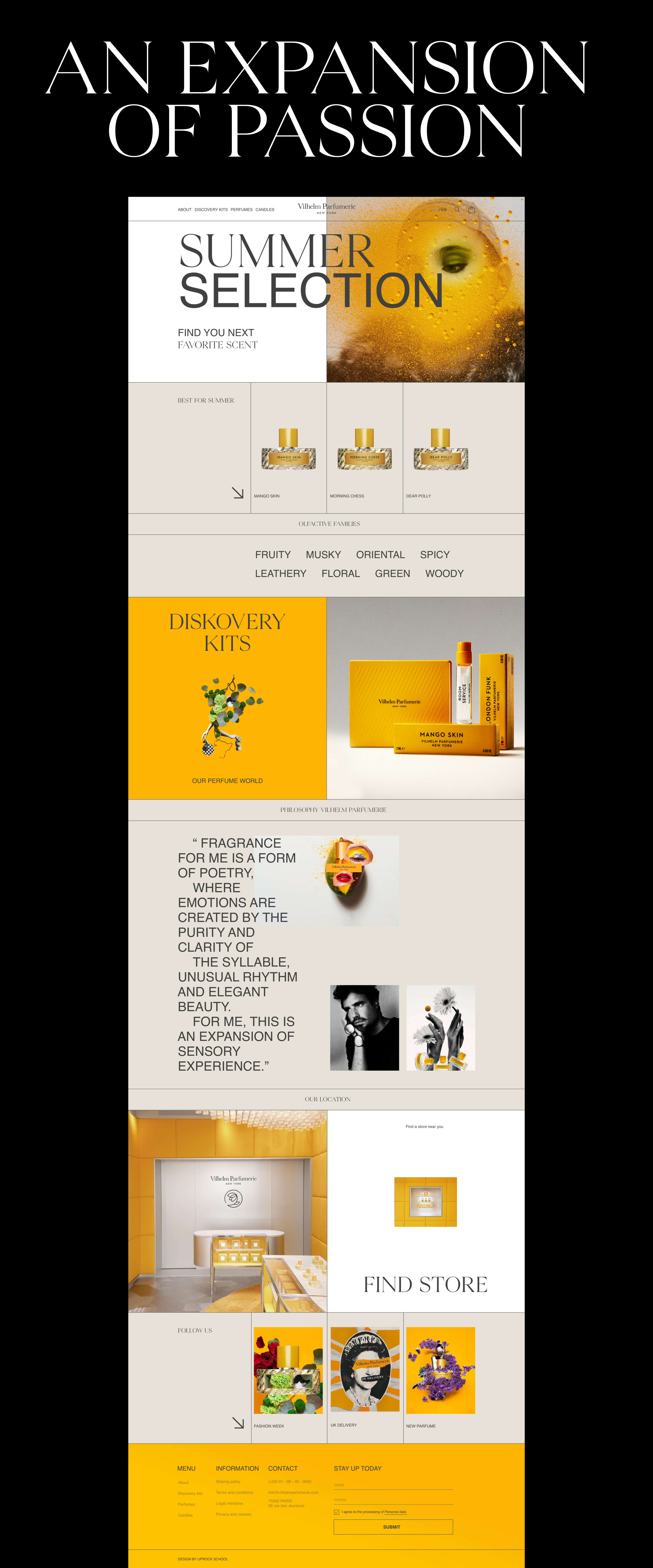 Vilhelm Parfumerie/ e-commerce/ website — Изображение №2 — Интерфейсы, Брендинг на Dprofile