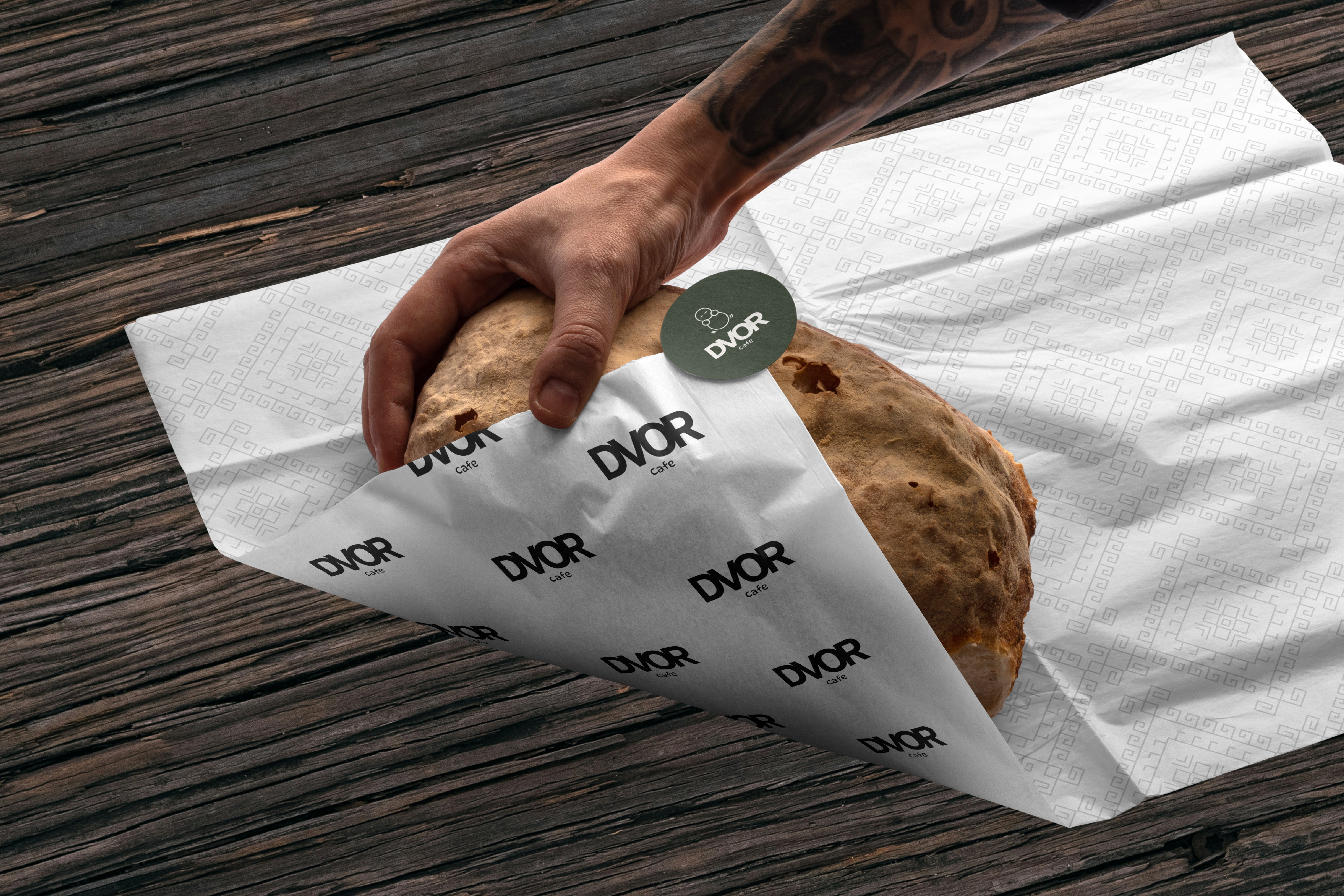 DVOR | айдентика для кафе — Изображение №5 — Брендинг, Графика на Dprofile