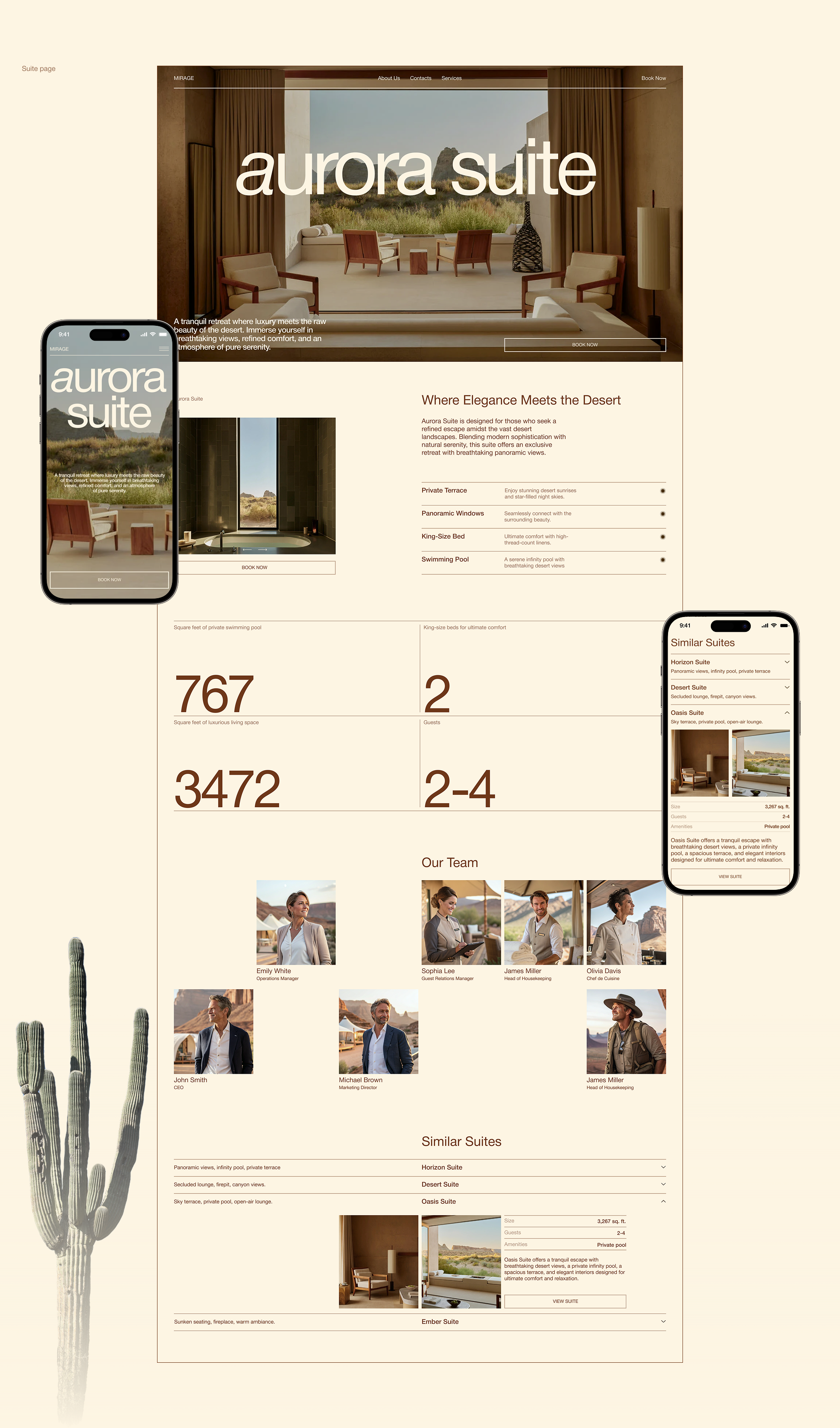 Mirage - глемпинг отель в пустыне Юта — Изображение №7 — Интерфейсы на Dprofile