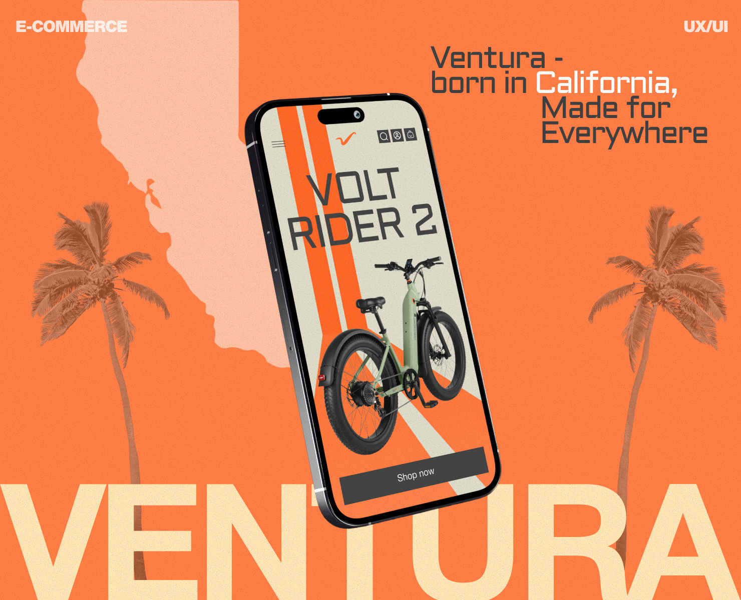 Ventura - интернет-магазин велосипедов в Калифорнии — Интерфейсы на Dprofile