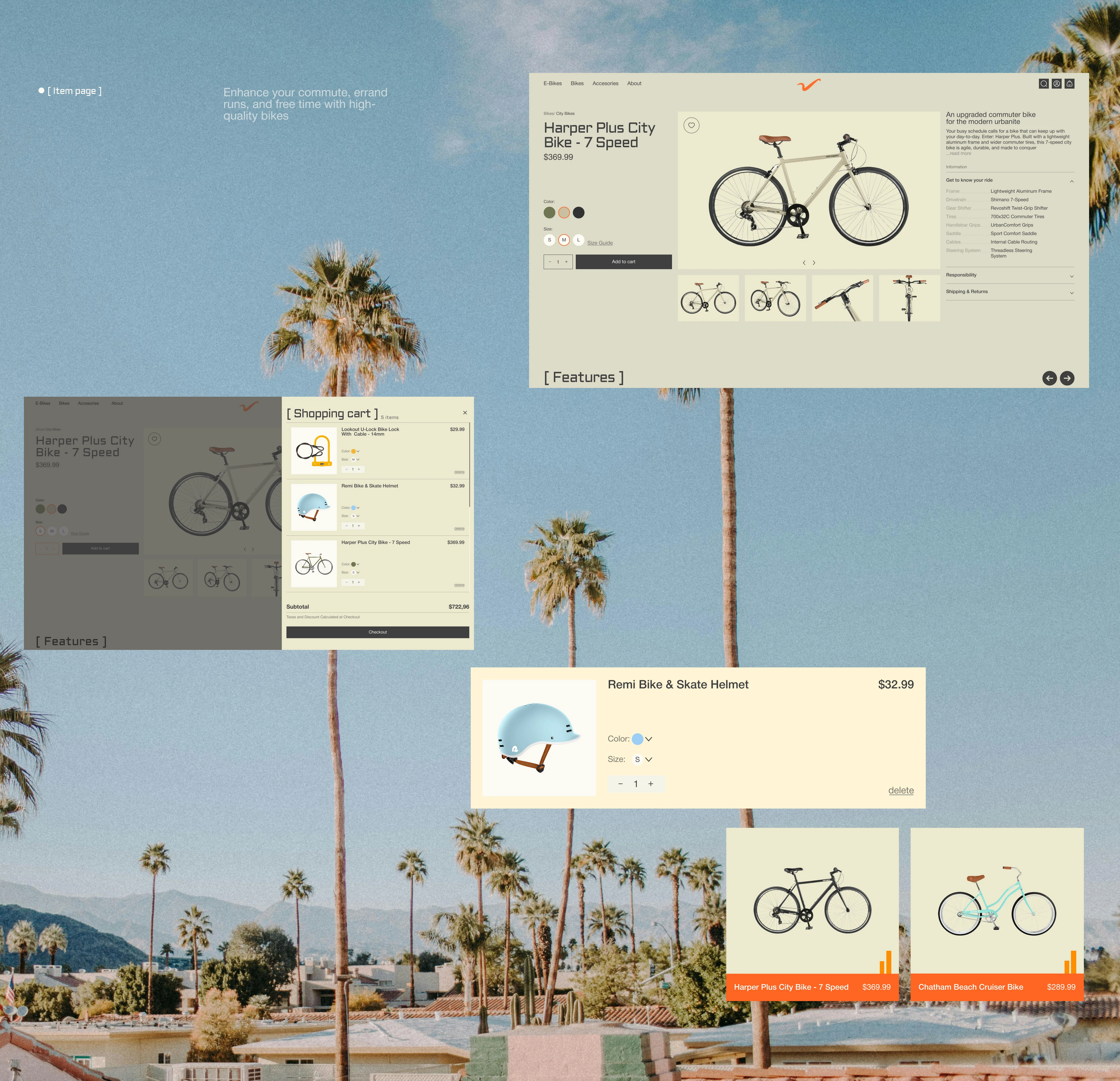 Ventura - интернет-магазин велосипедов в Калифорнии — Изображение №6 — Интерфейсы на Dprofile