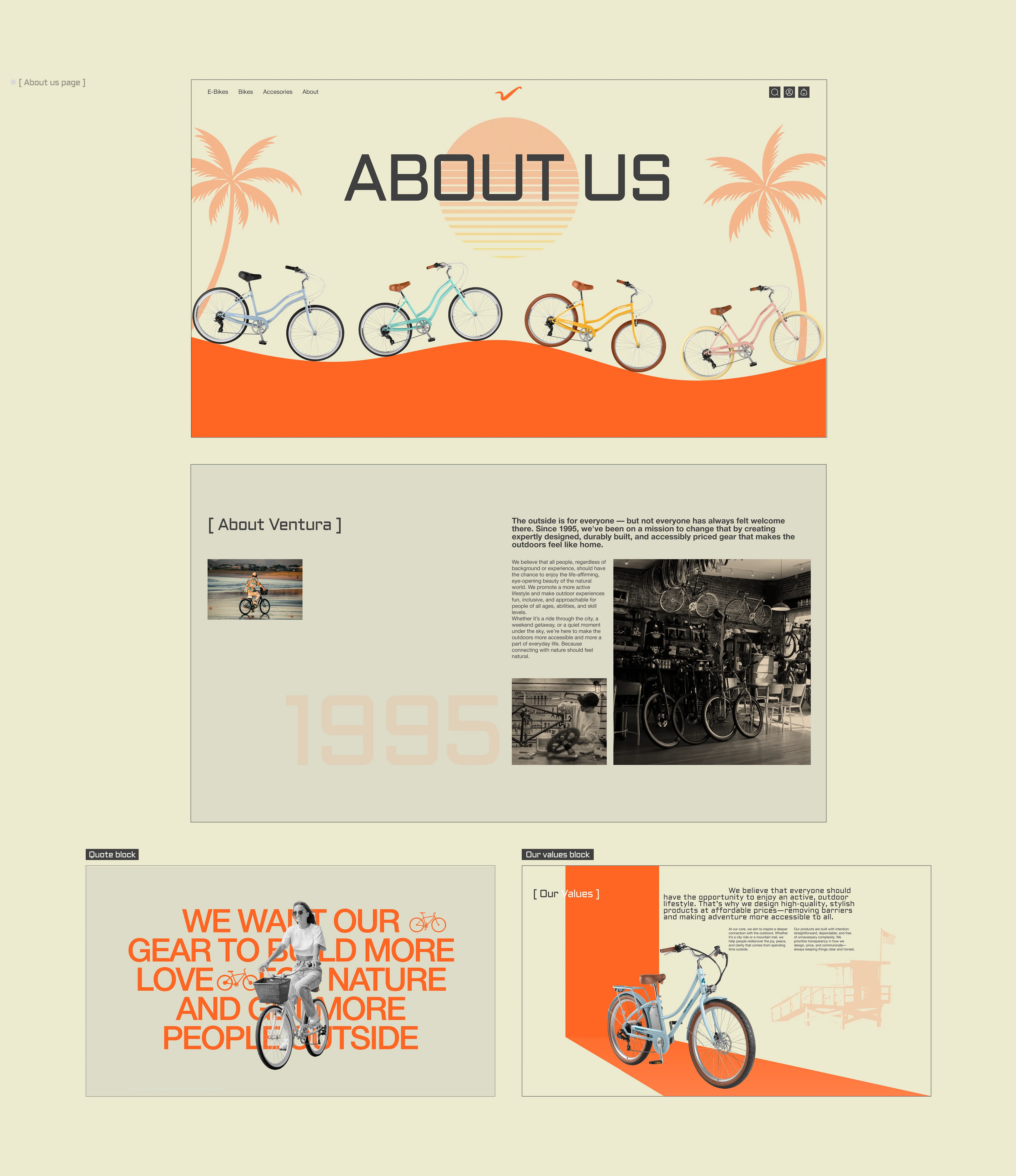 Ventura - интернет-магазин велосипедов в Калифорнии — Изображение №12 — Интерфейсы на Dprofile