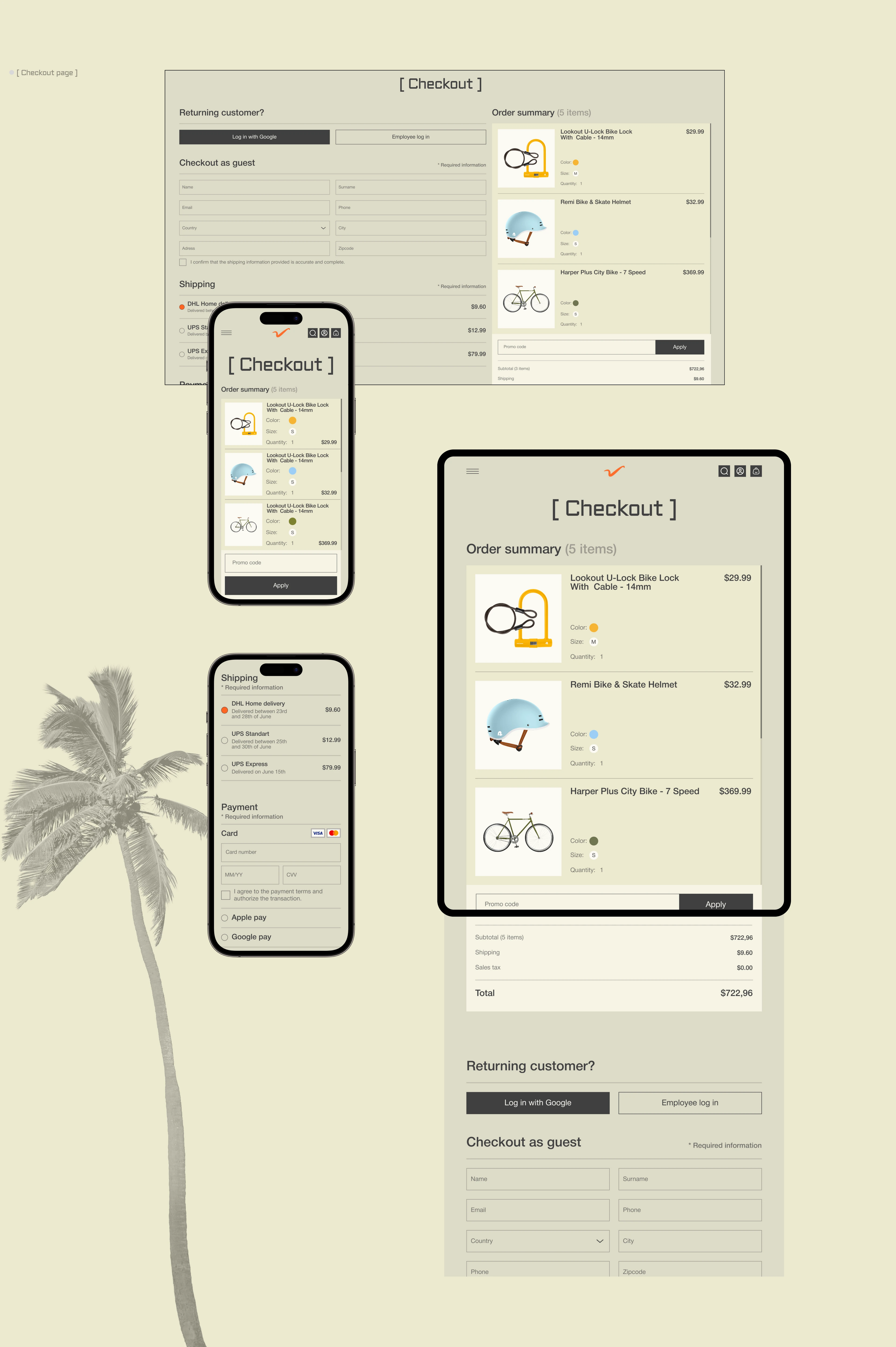 Ventura - интернет-магазин велосипедов в Калифорнии — Изображение №10 — Интерфейсы на Dprofile