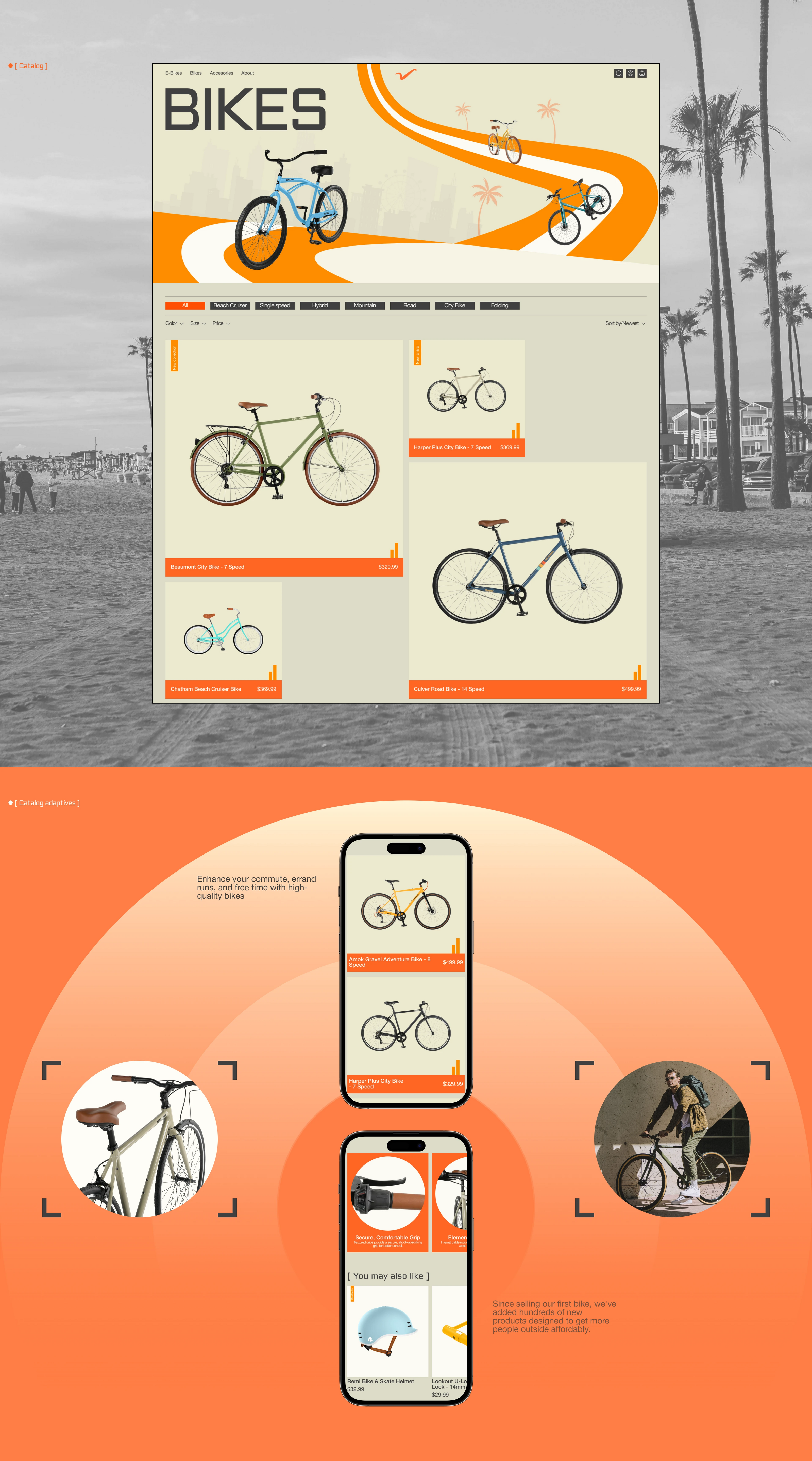 Ventura - интернет-магазин велосипедов в Калифорнии — Изображение №8 — Интерфейсы на Dprofile