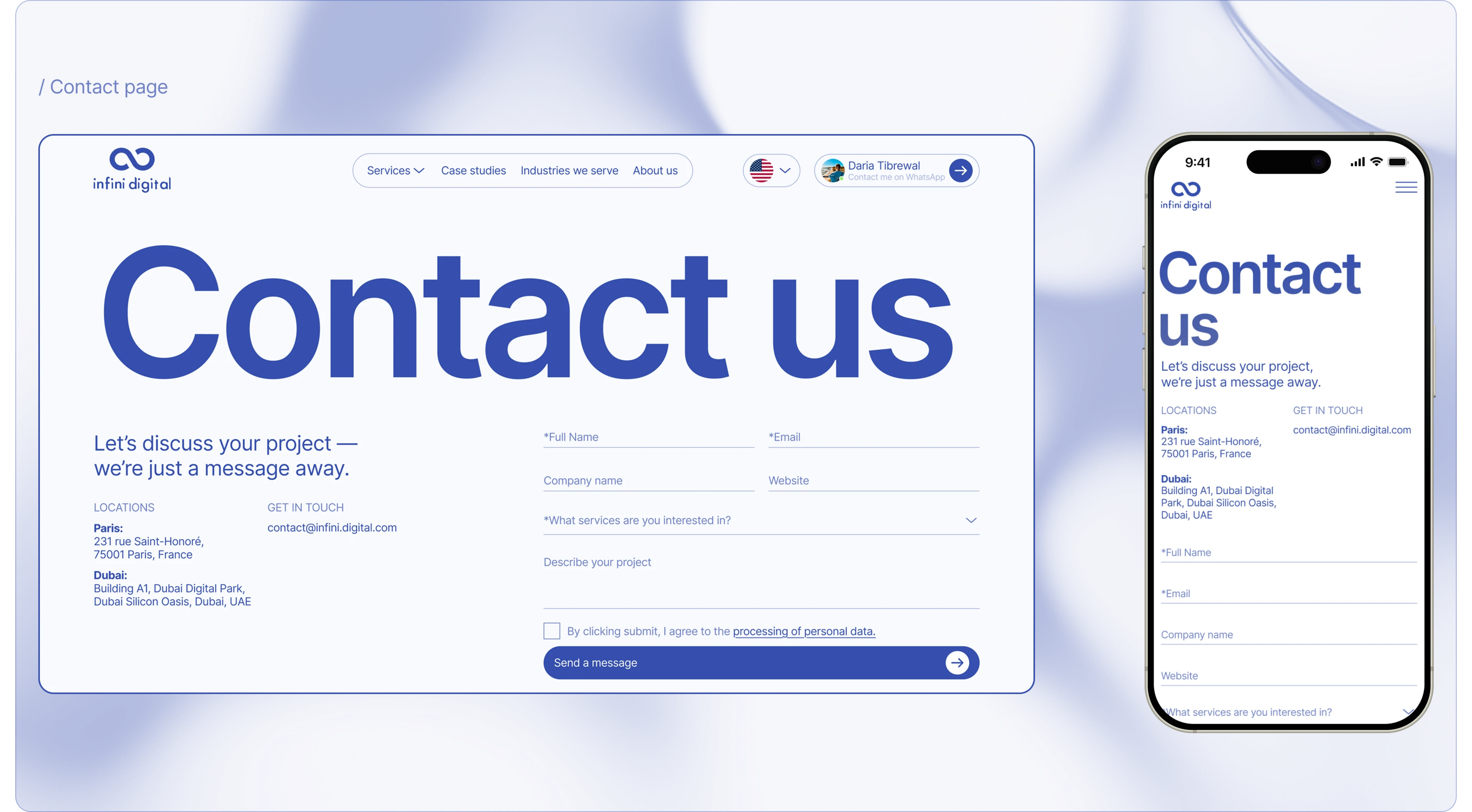 Infini Digital - Маркетинговое Агентство — Изображение №13 — Интерфейсы на Dprofile