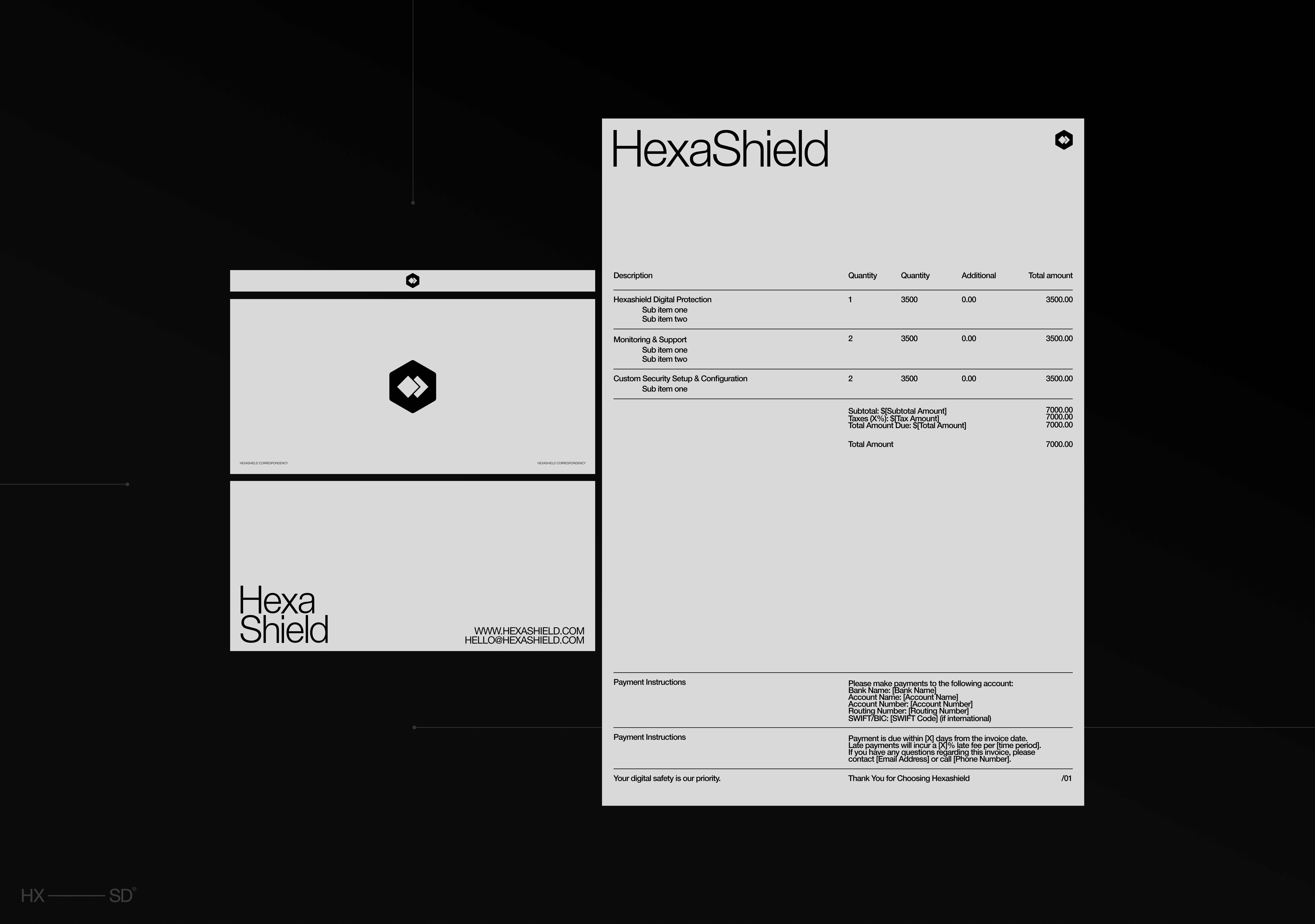 Hexashield — Изображение №5 — Интерфейсы, Брендинг на Dprofile
