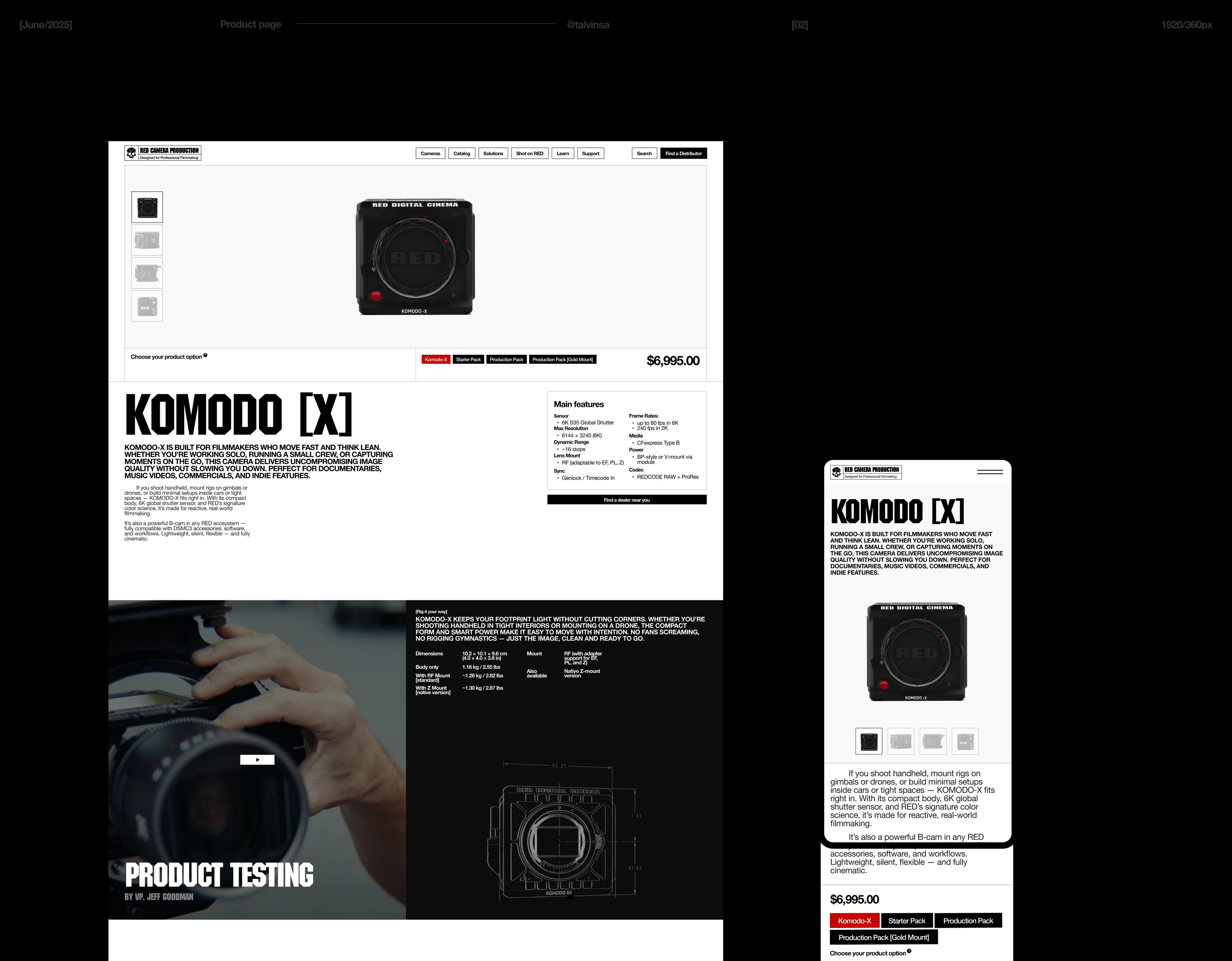 RED digital cameras — Изображение №9 — Интерфейсы, Брендинг на Dprofile