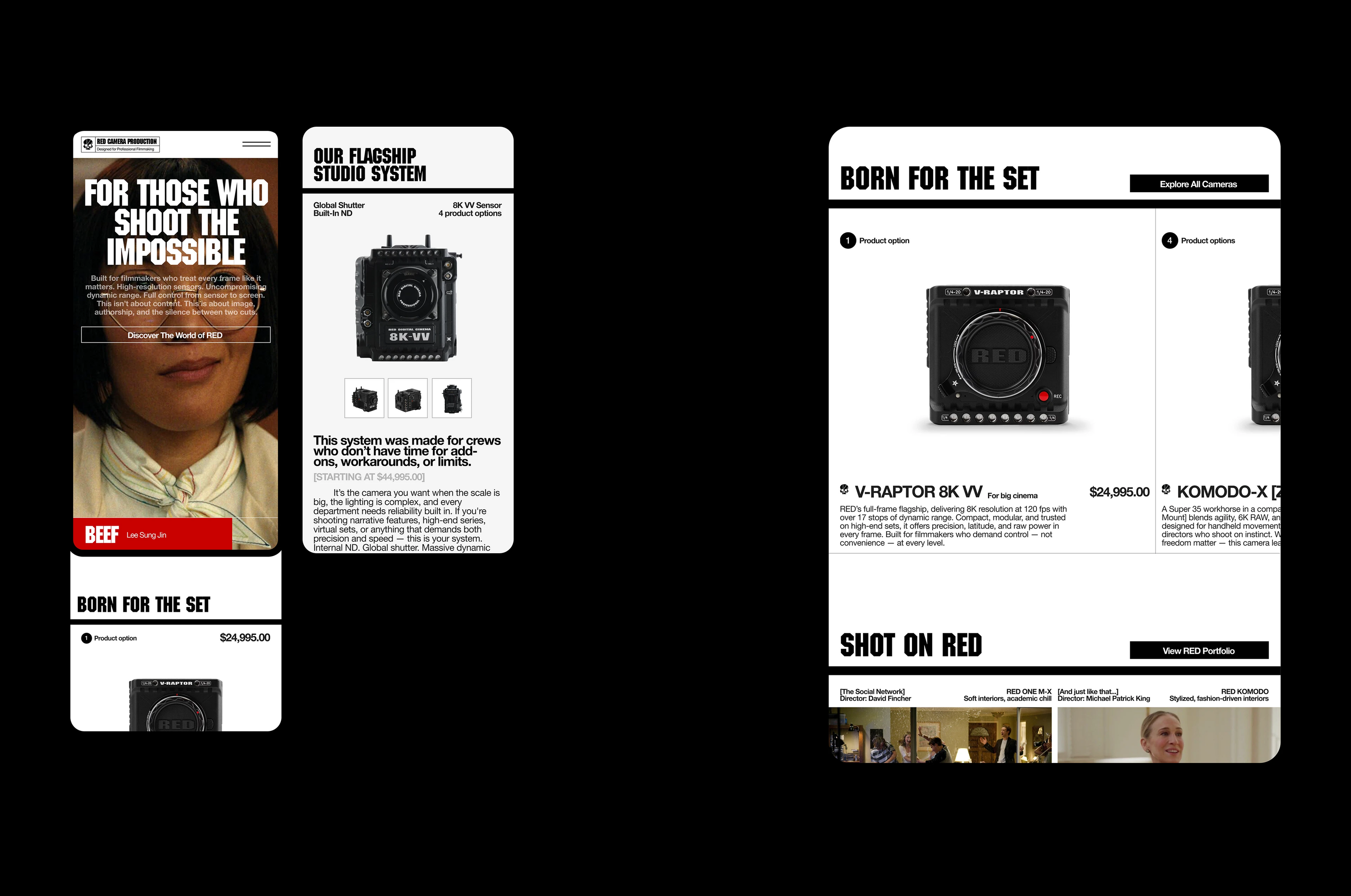 RED digital cameras — Изображение №2 — Интерфейсы, Брендинг на Dprofile