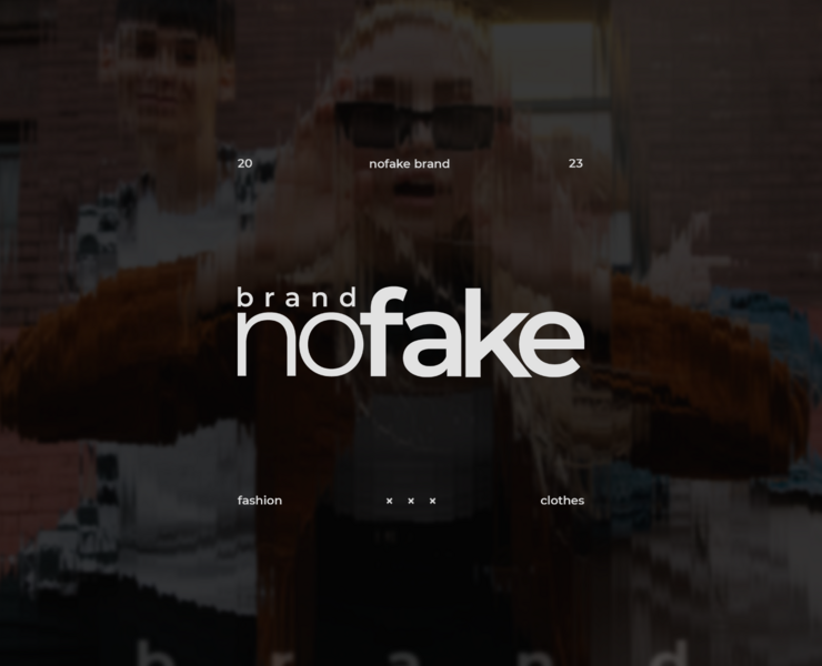 nofake brand clothes / identity — Брендинг на Dprofile