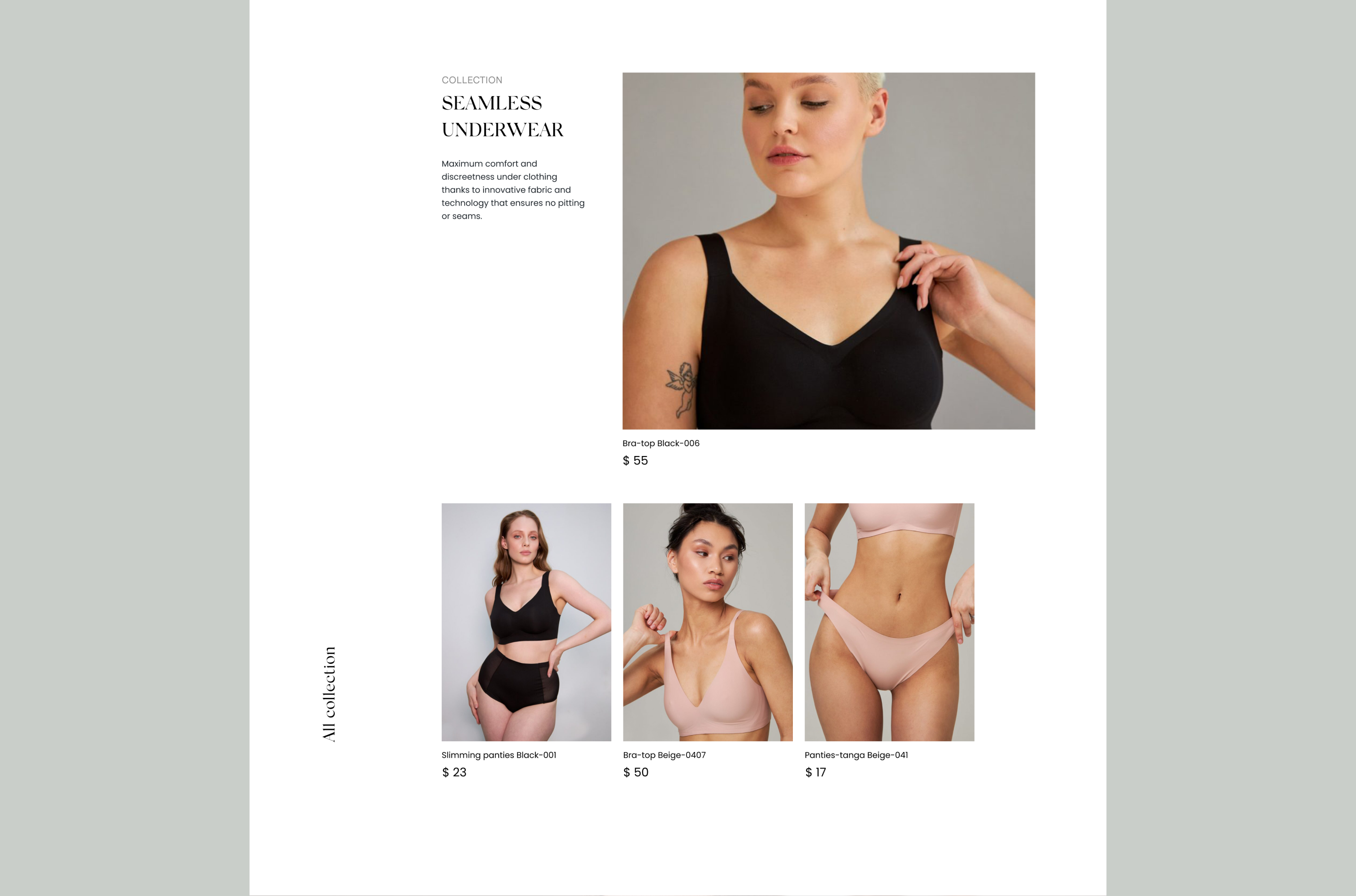 Fangahra's corsets & lingerie | E-commerce | Redesign — Изображение №9 — Интерфейсы на Dprofile