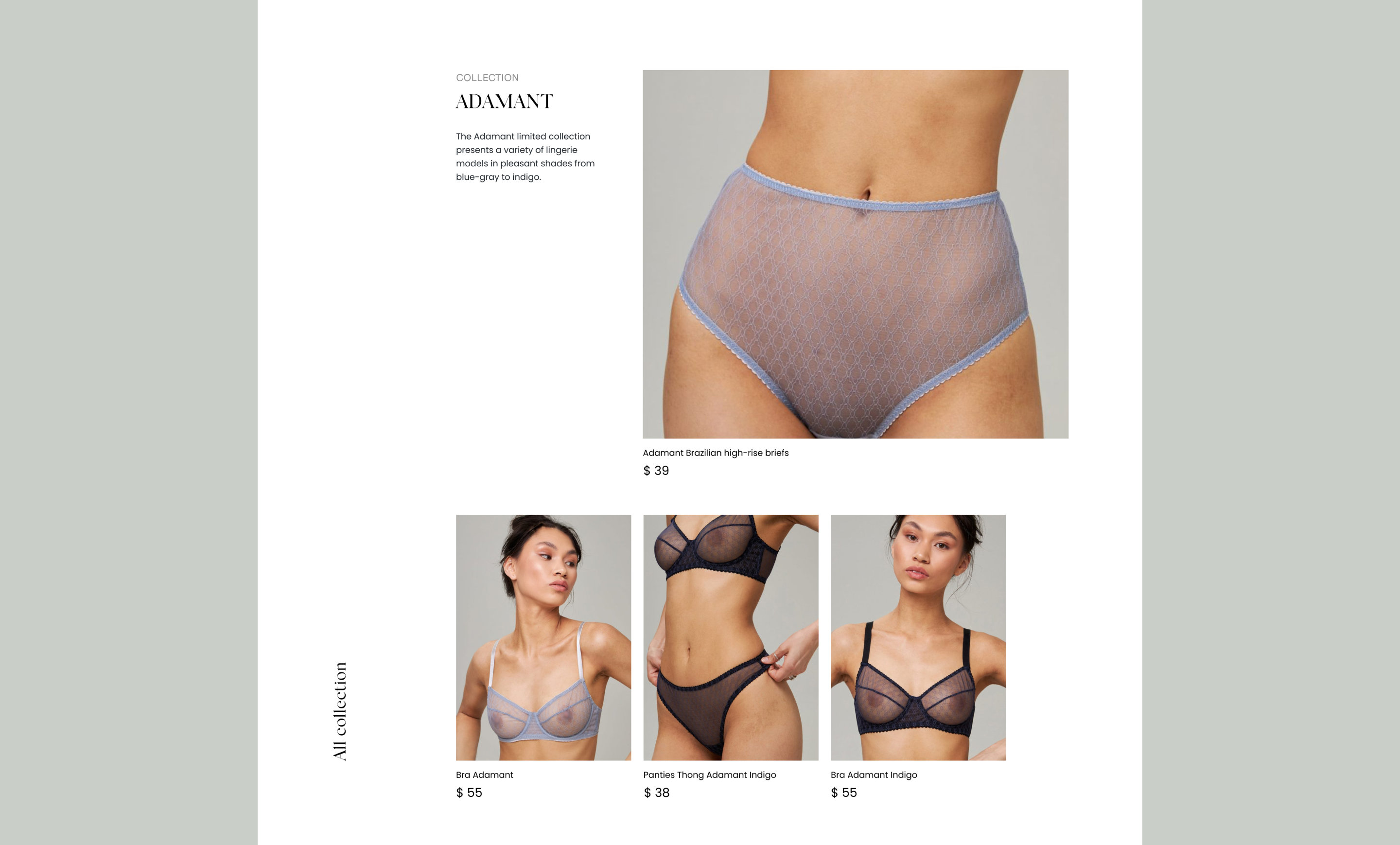 Fangahra's corsets & lingerie | E-commerce | Redesign — Изображение №8 — Интерфейсы на Dprofile