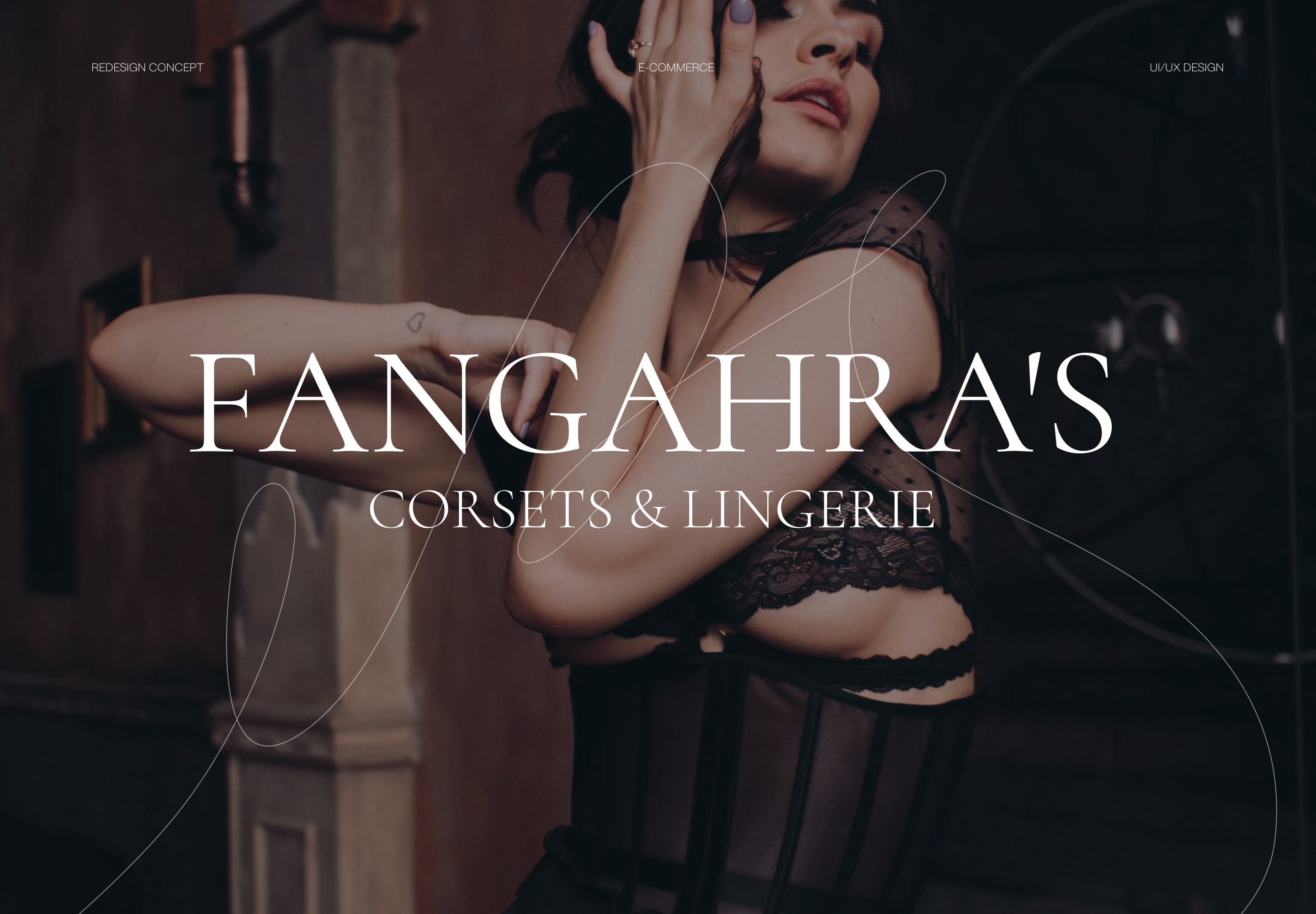 Fangahra's corsets & lingerie | E-commerce | Redesign — Изображение №1 — Интерфейсы на Dprofile