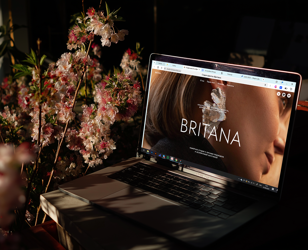 Одностраничный сайт салона красоты | Landing Page — Интерфейсы на Dprofile