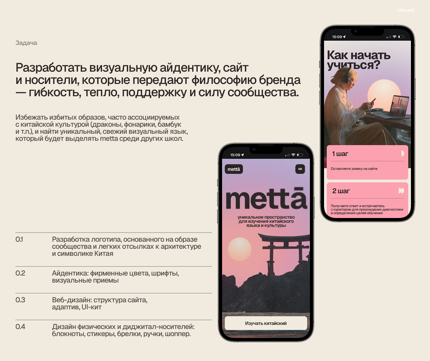 metta - брендинг школы китайского языка — Изображение №3 — Интерфейсы, Брендинг на Dprofile