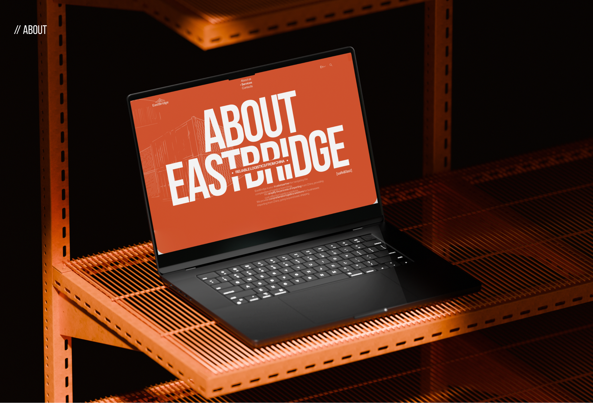 EastBridge Logistics - корпоративный сайт — Изображение №12 — Интерфейсы на Dprofile