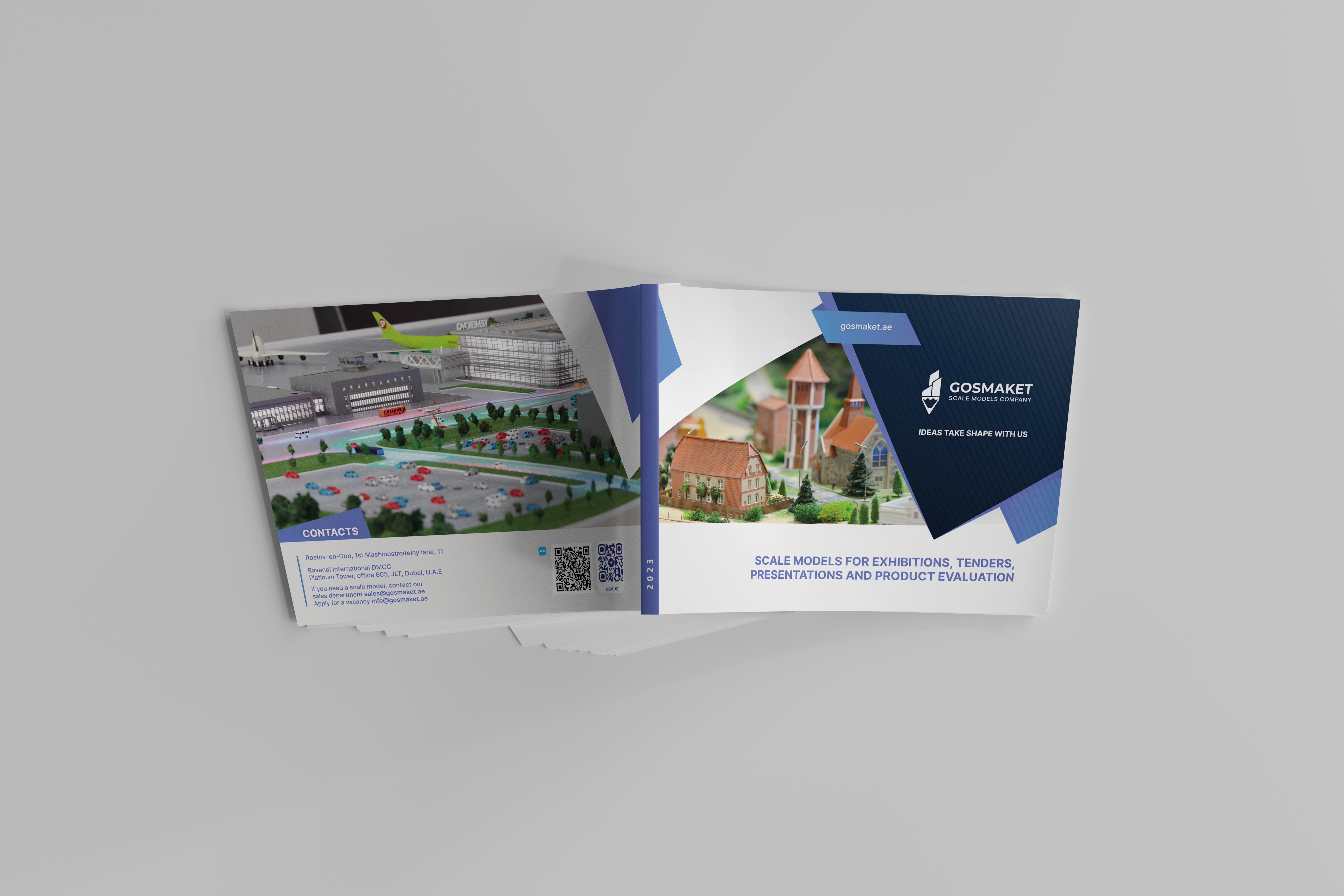 Каталог для макетной мастерской Gosmaket — Изображение №2 — Брендинг, Графика на Dprofile
