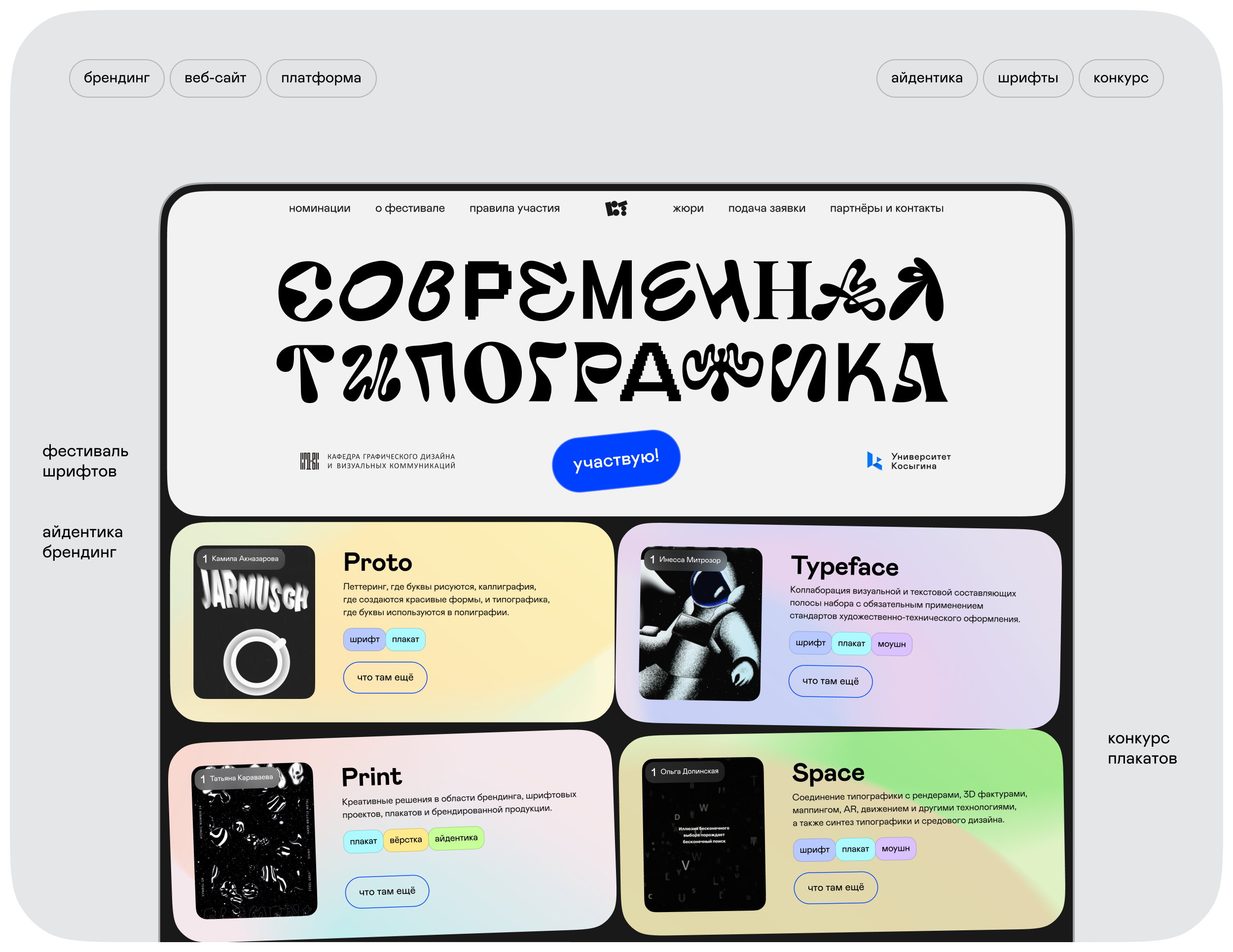 Современная типографика — Изображение №1 — Интерфейсы, Брендинг на Dprofile