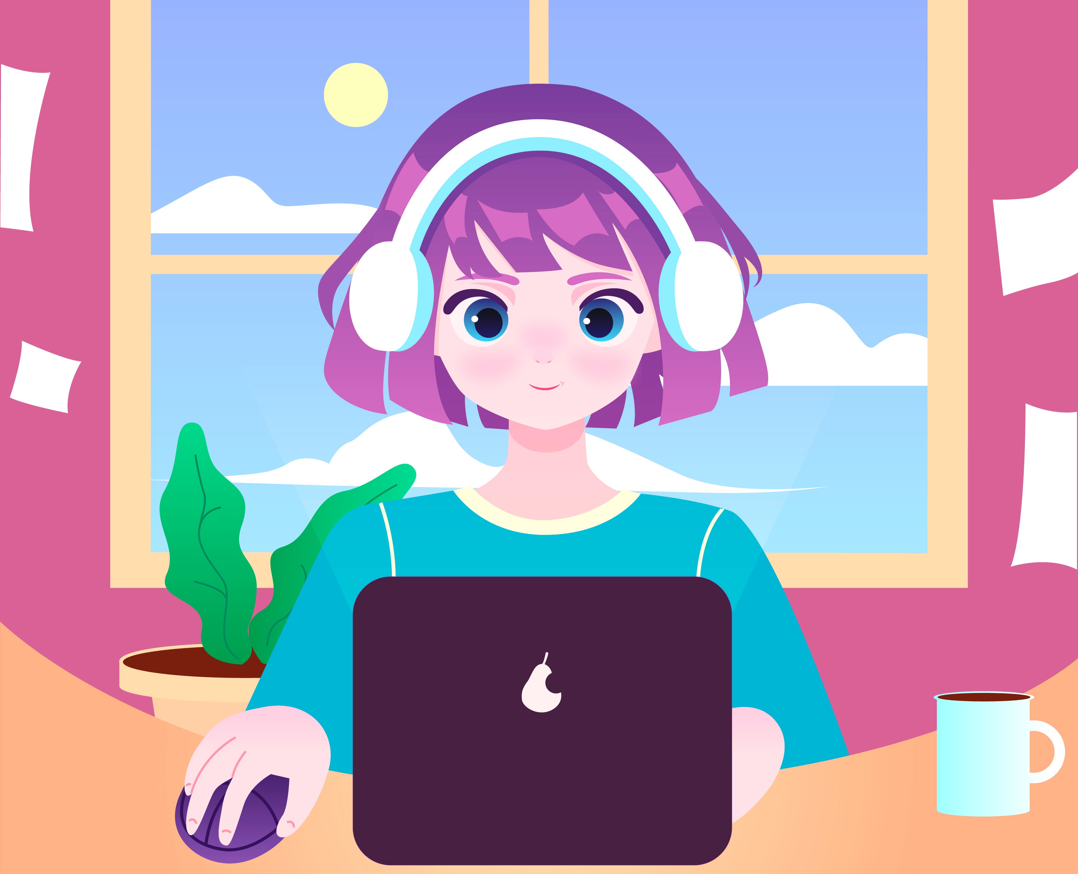 Анимация персонажа — Иллюстрация, Анимация на Dprofile