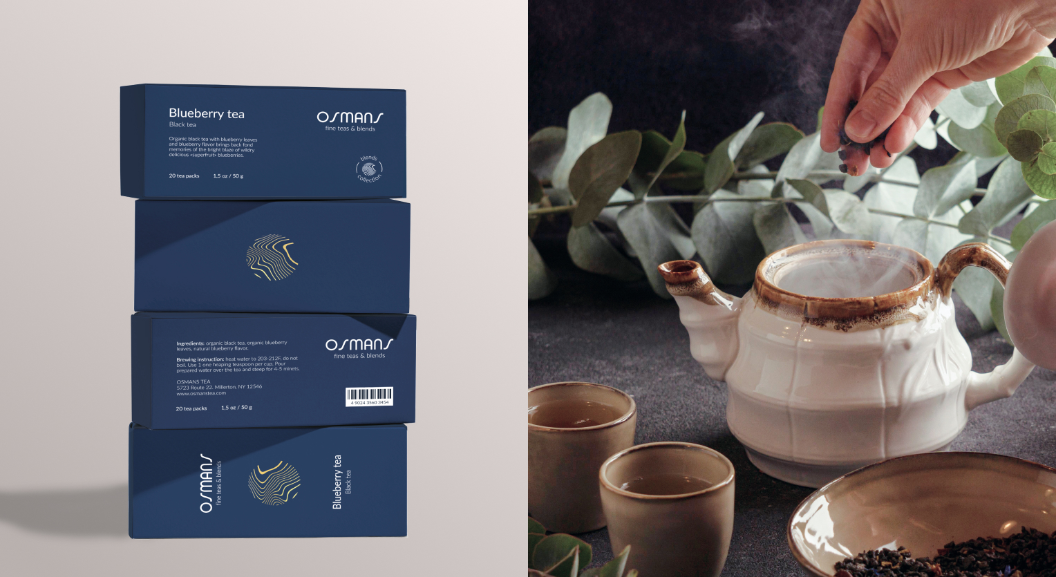 Osmans tea — Изображение №8 — Брендинг, Графика на Dprofile
