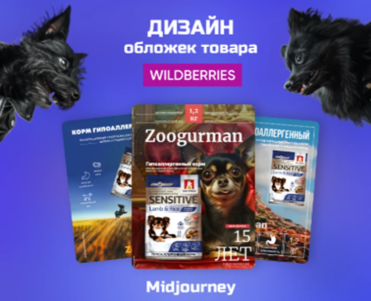 Дизайн обложек на маркетплейсы Zoogurman — Графика, Маркетинг на Dprofile