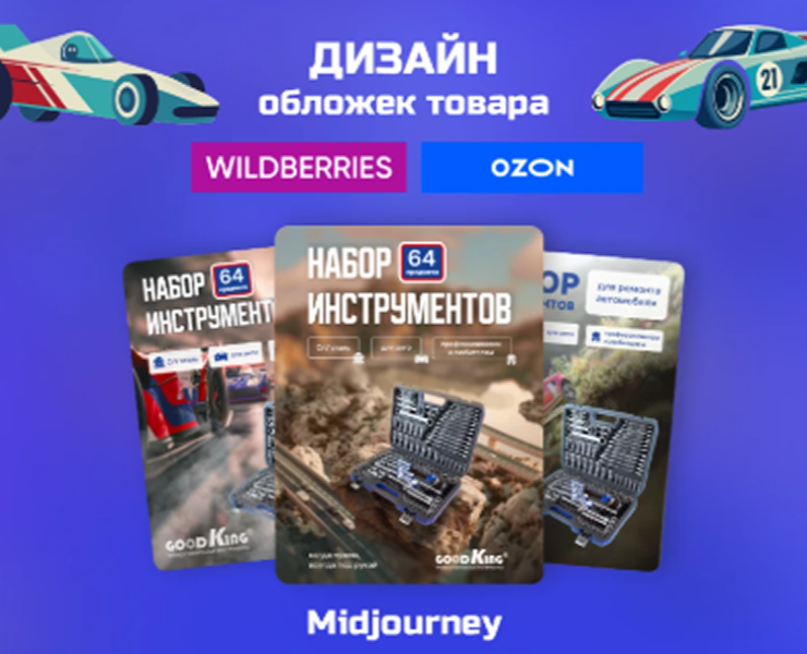 Дизайн обложек товара WB, OZON — Графика, Маркетинг на Dprofile