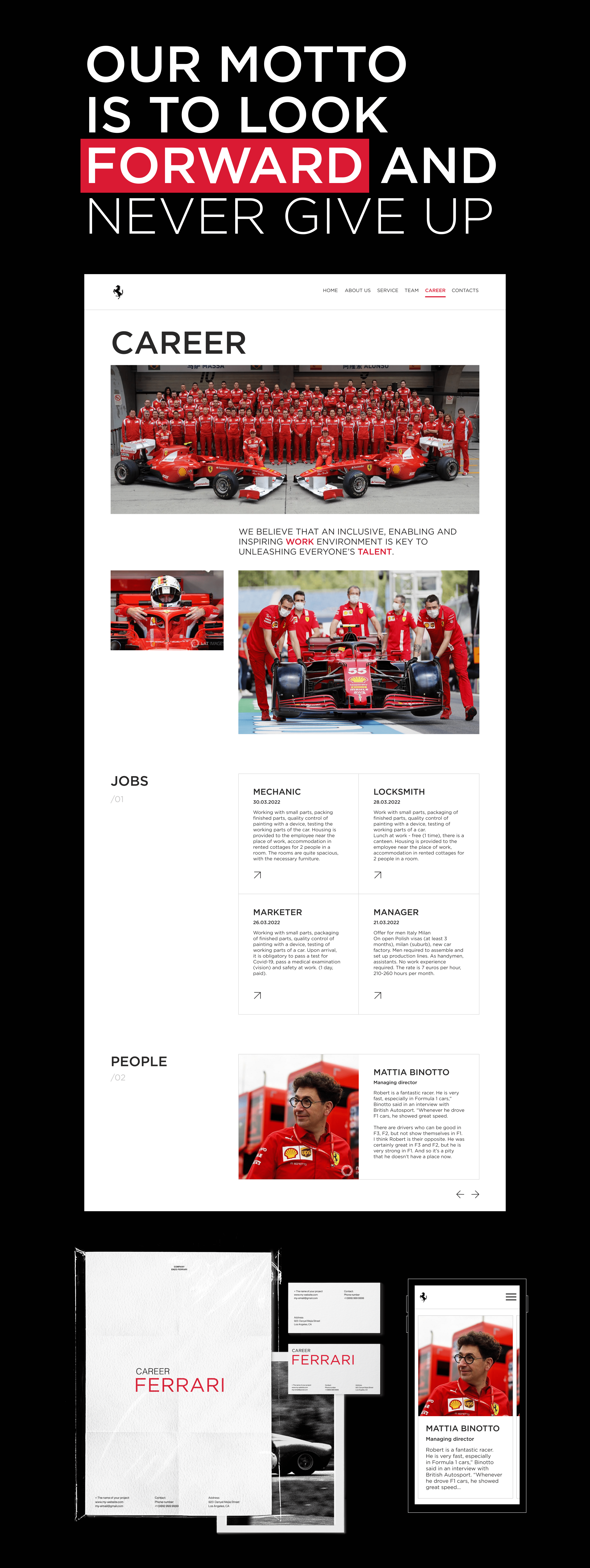Corporate Website | Concept — Изображение №3 — Интерфейсы на Dprofile