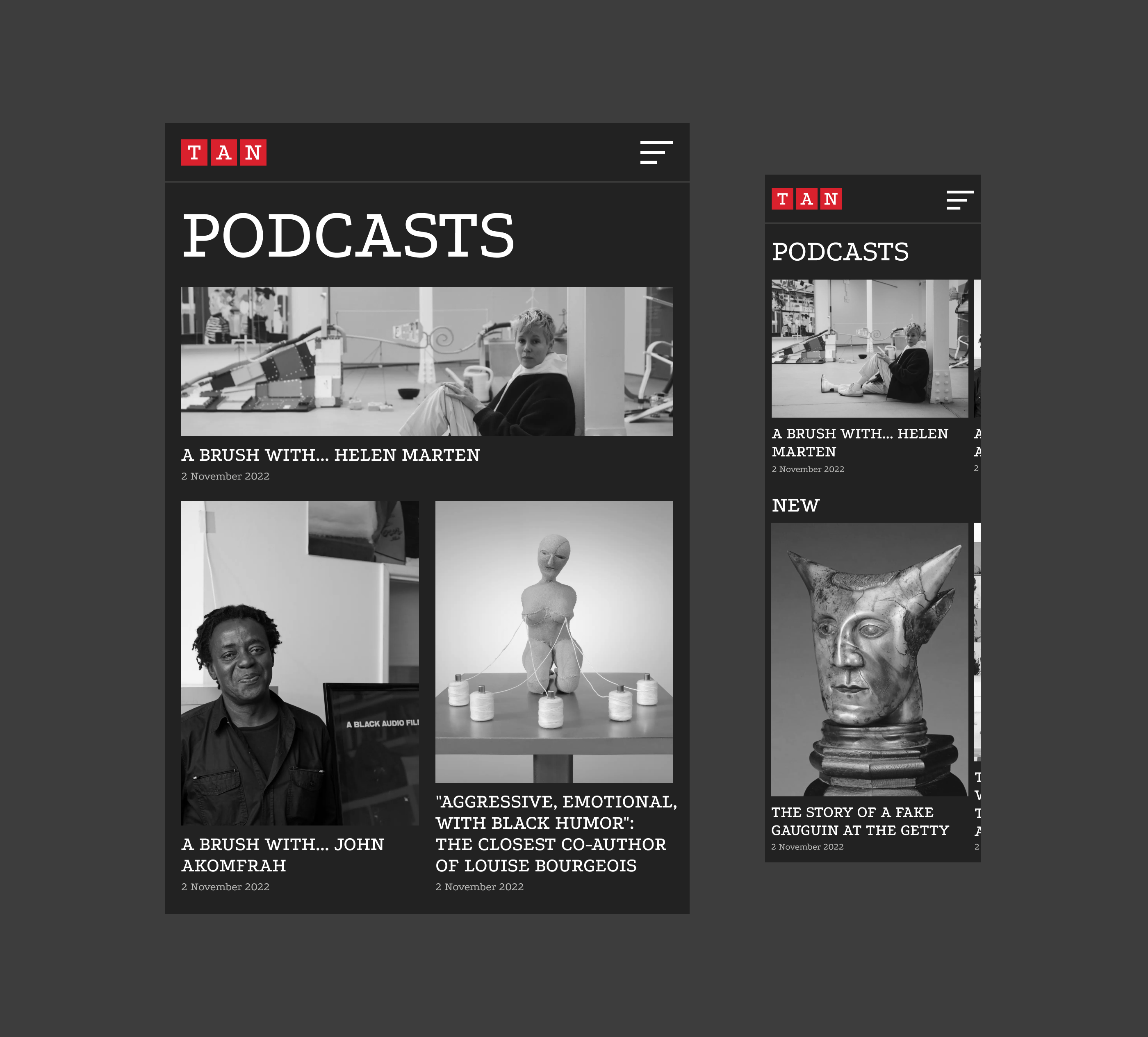 News site | The Art Newspaper — Изображение №14 — Интерфейсы на Dprofile