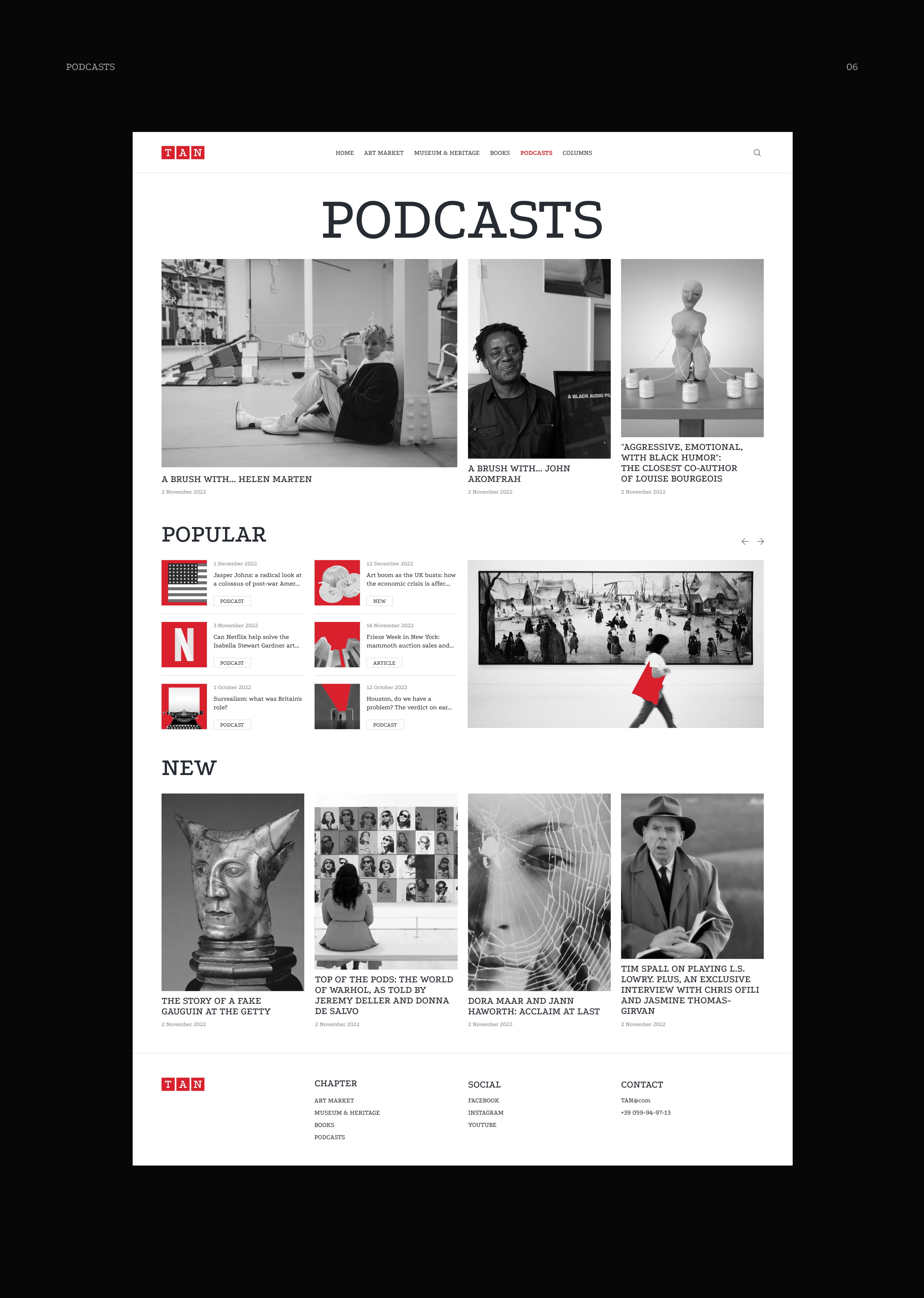 News site | The Art Newspaper — Изображение №13 — Интерфейсы на Dprofile