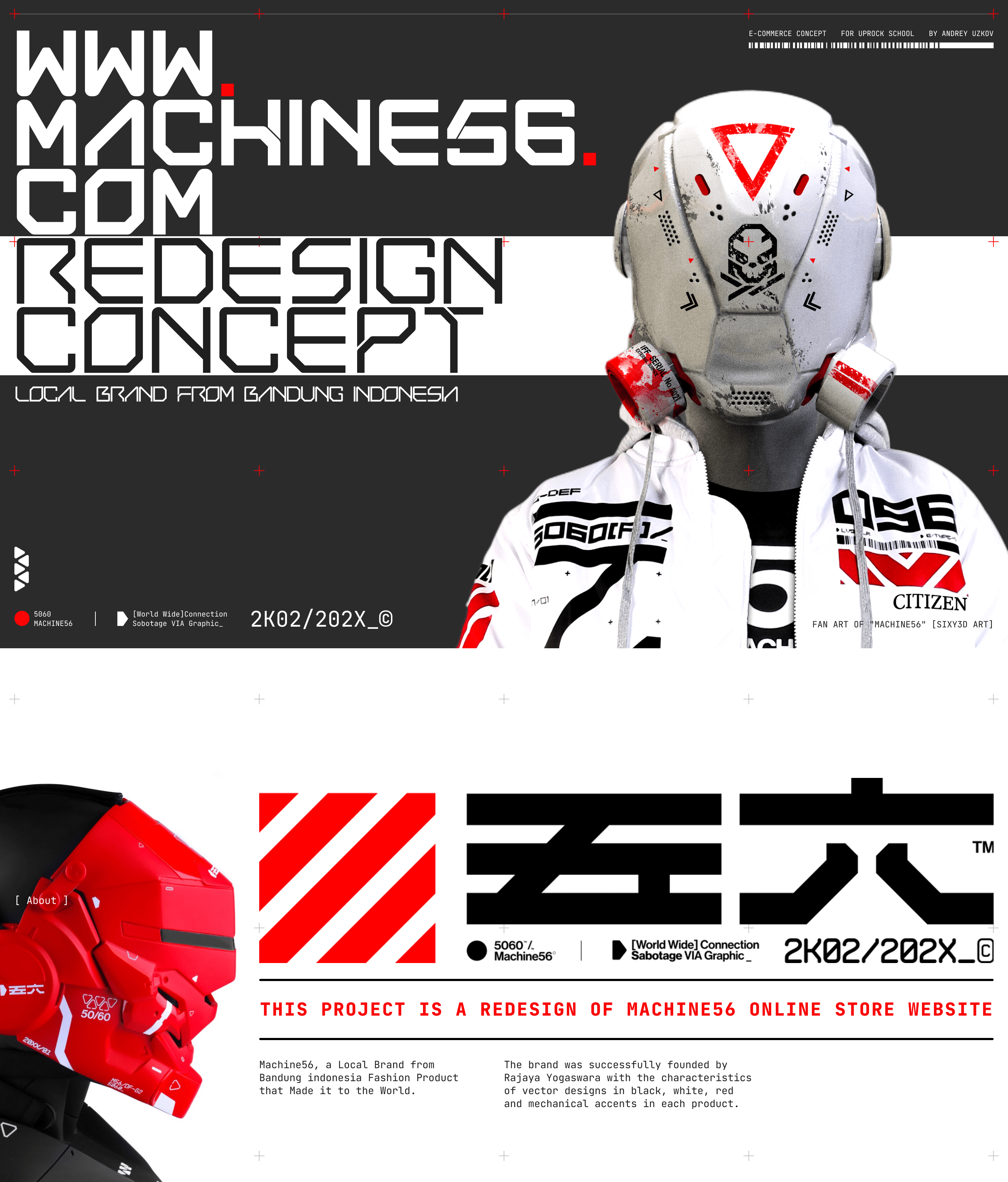 Machine56 | E-commerce Redesign — Изображение №1 — Интерфейсы на Dprofile